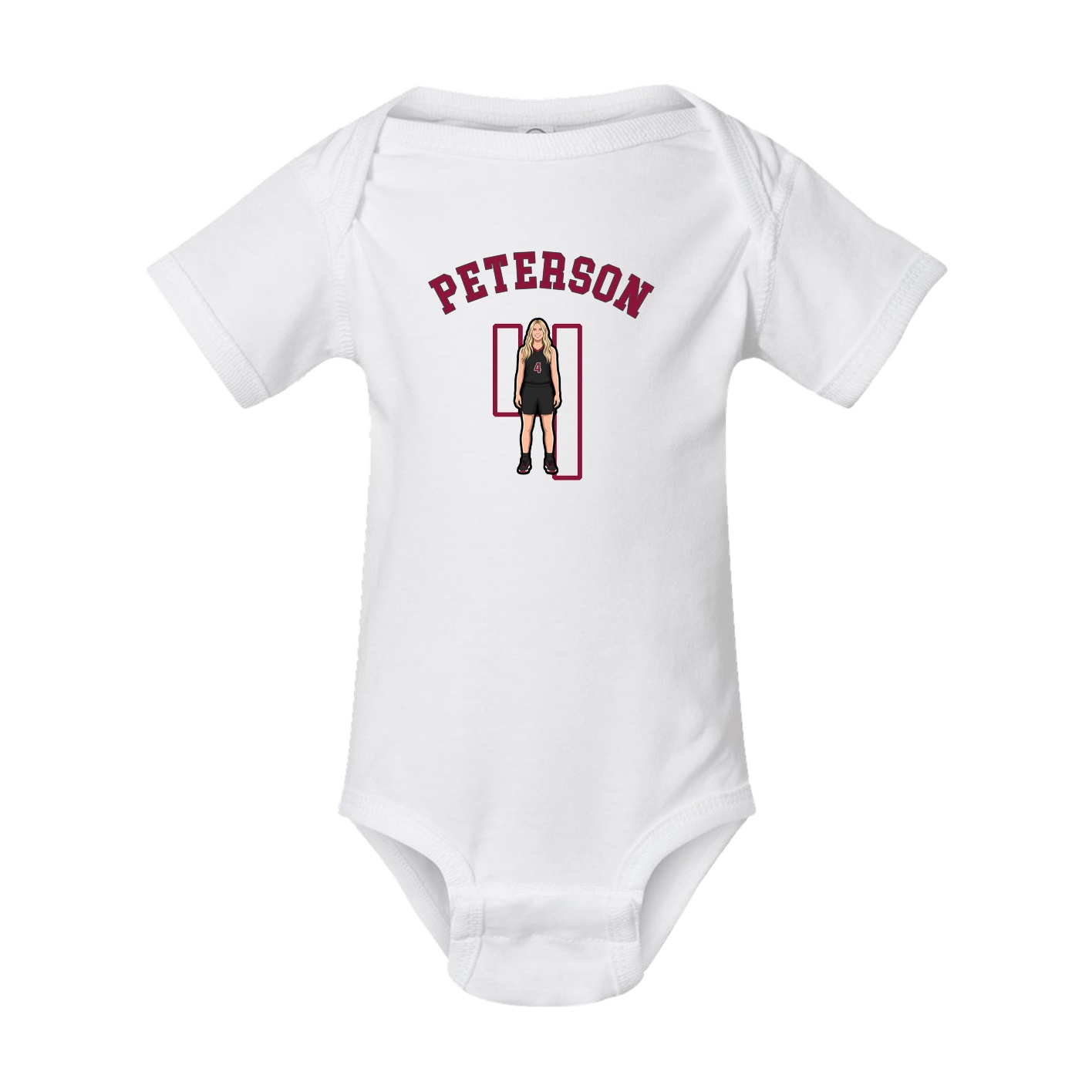 Baby Onesie — Shirsey Arch in White