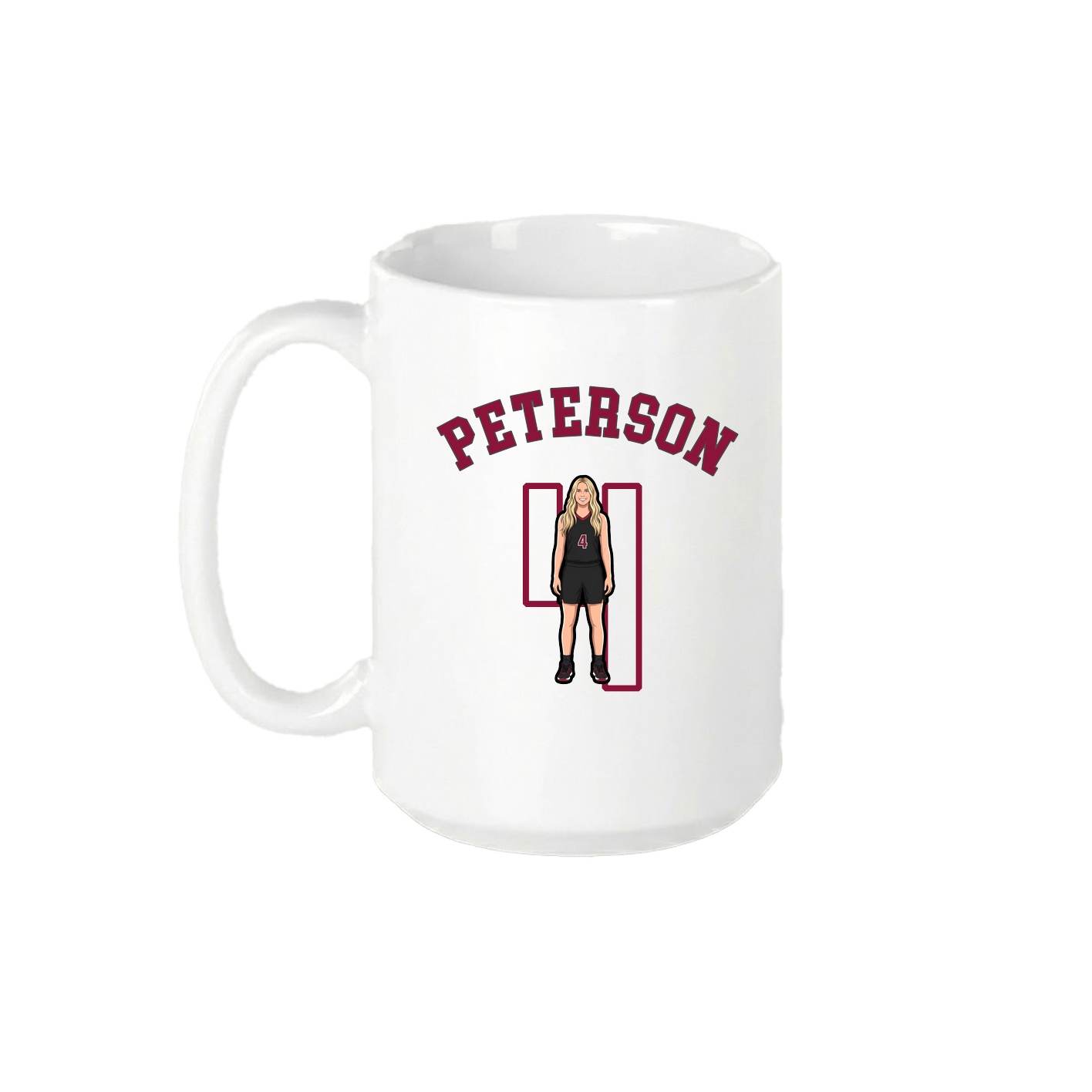 15oz Coffee Mug — Shirsey Arch in White