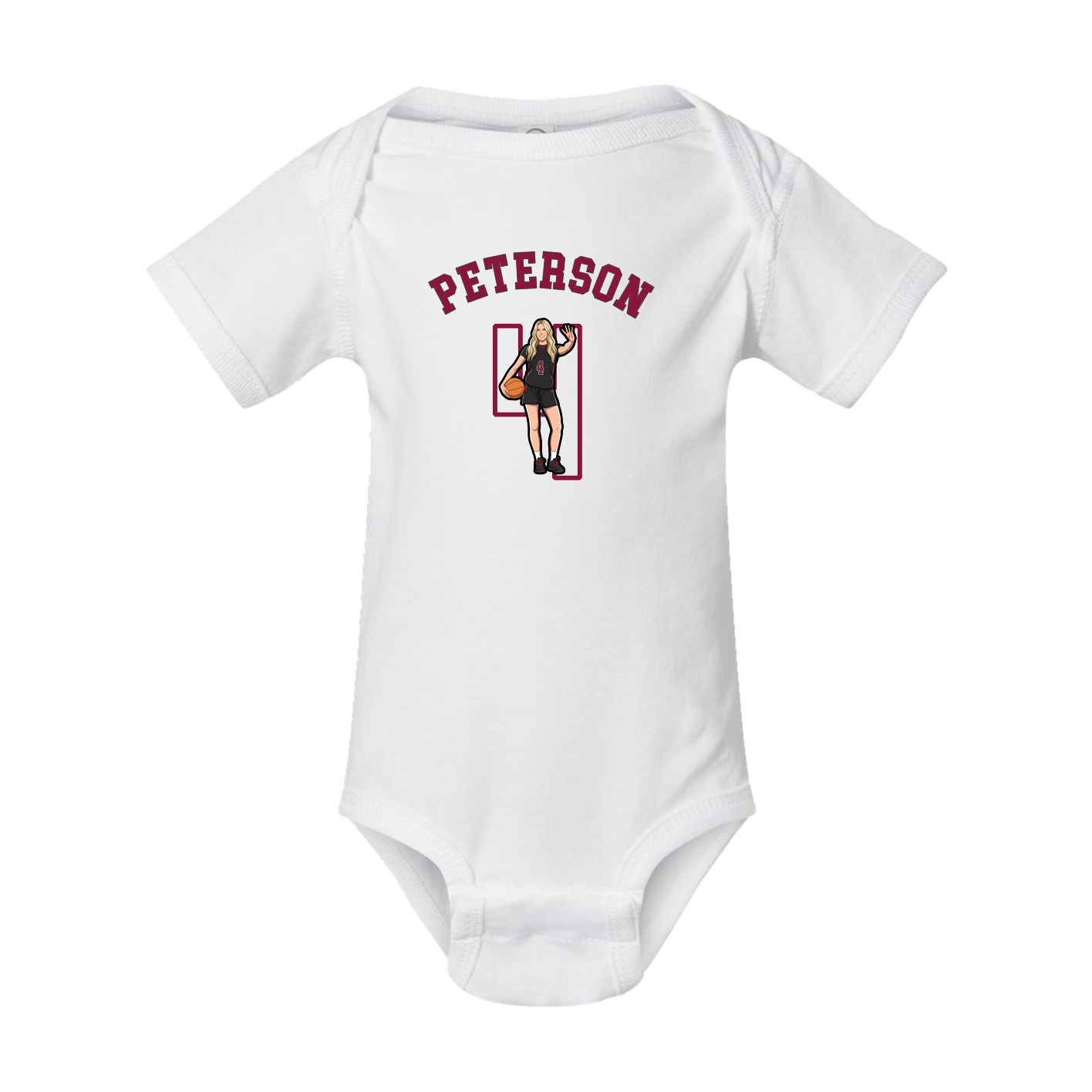Baby Onesie — Shirsey Arch in White
