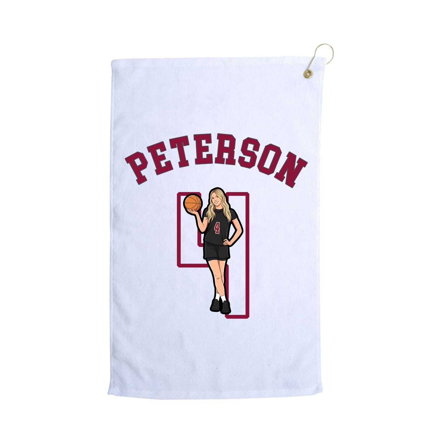Golf Towel — Shirsey Arch in White