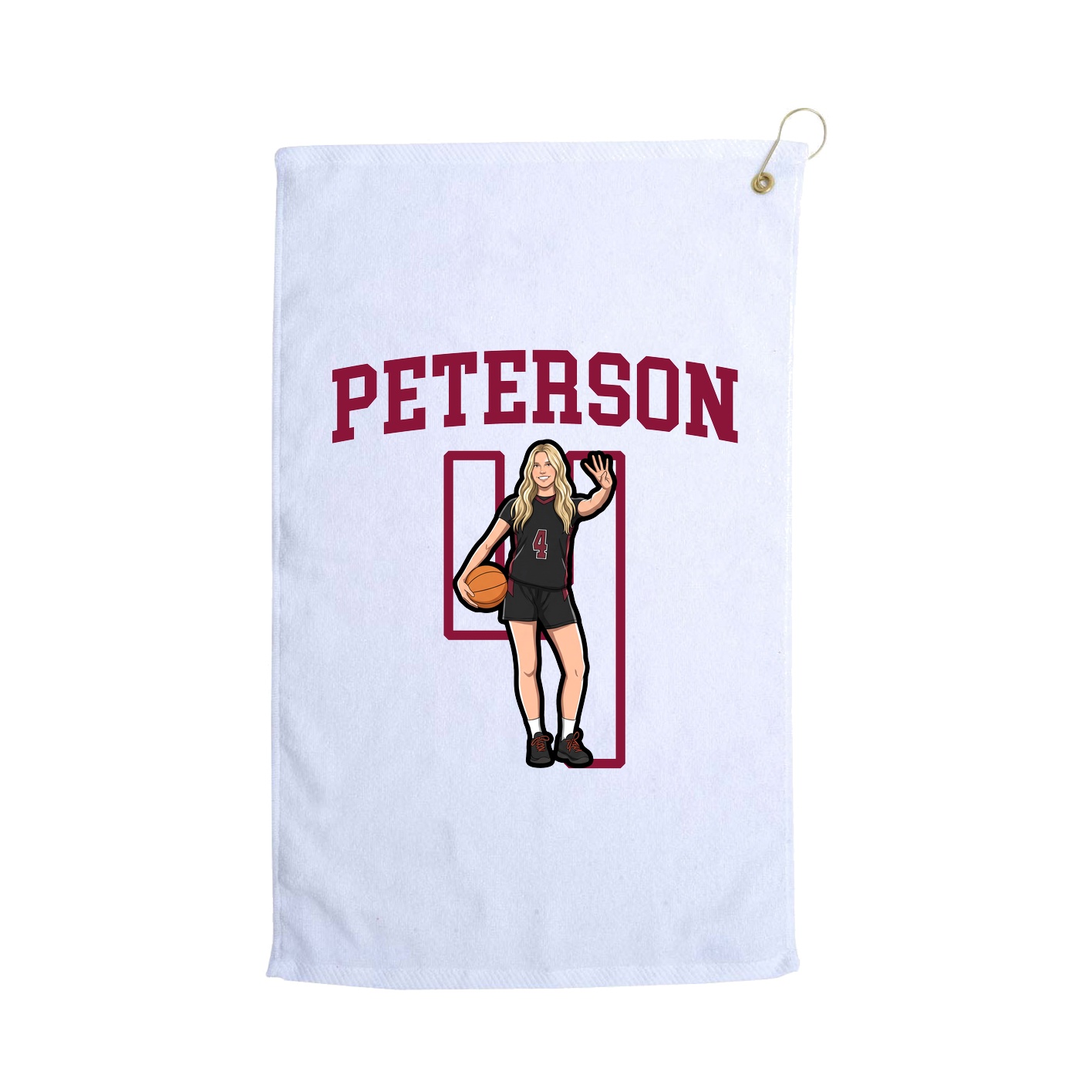 Golf Towel — Shirsey in White