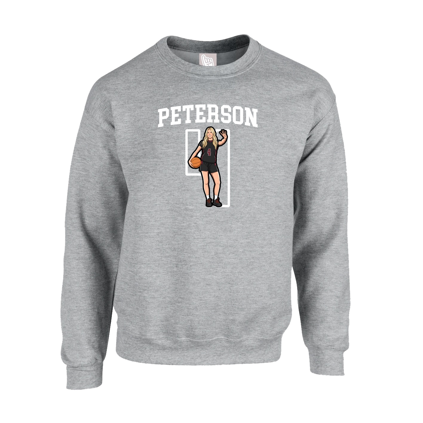 Fleece Crew — Shirsey in Grey