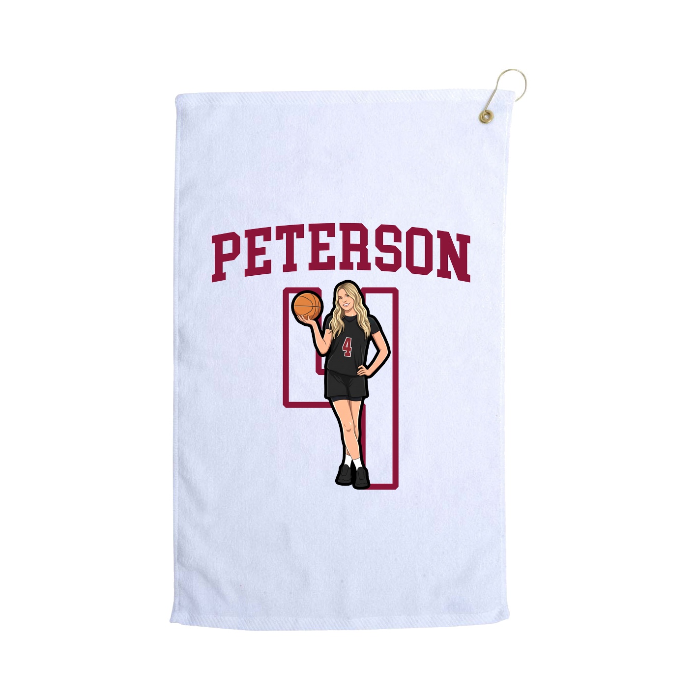 Golf Towel — Shirsey in White