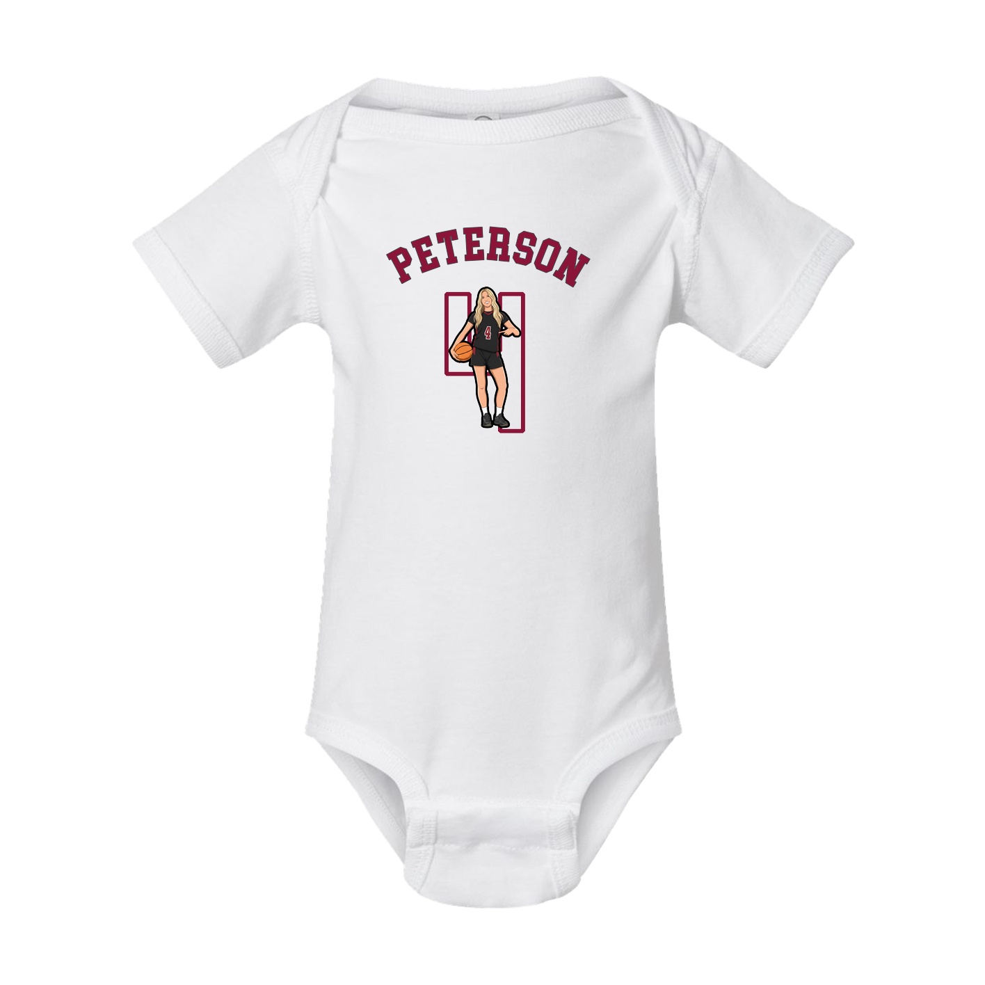 Baby Onesie — Shirsey Arch in White