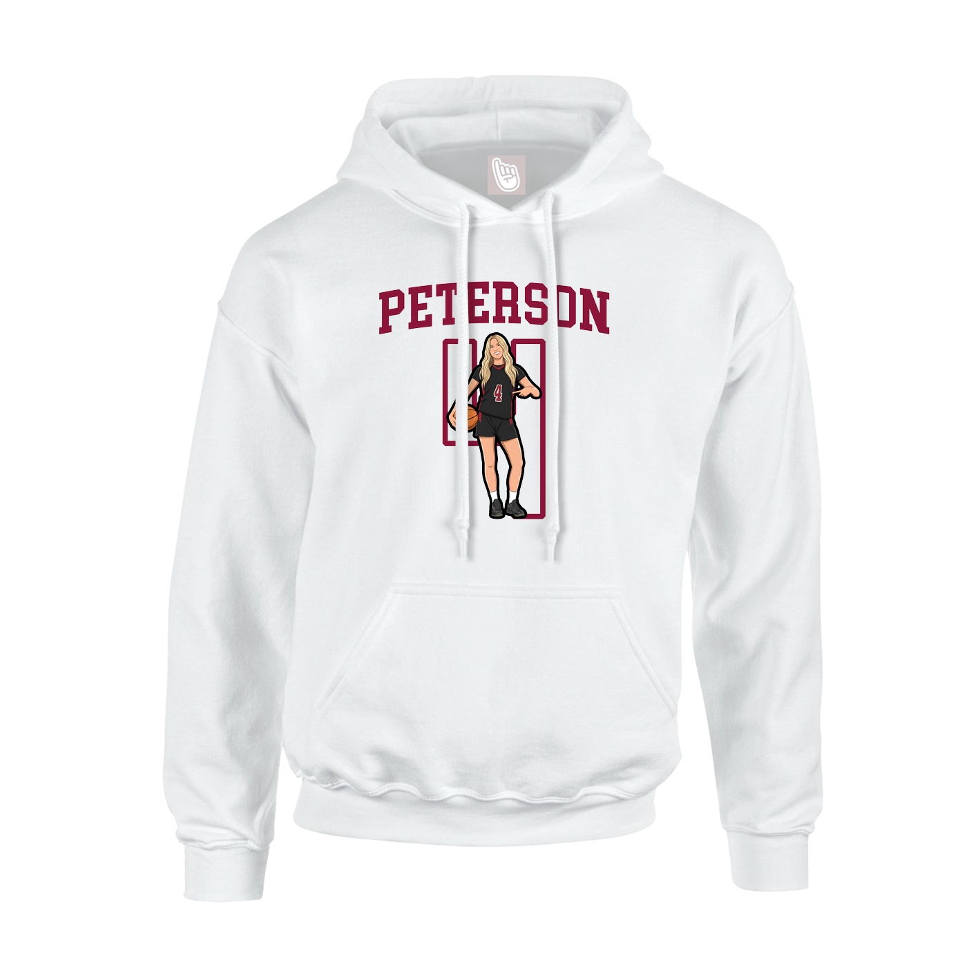 Hoodie — Shirsey in White