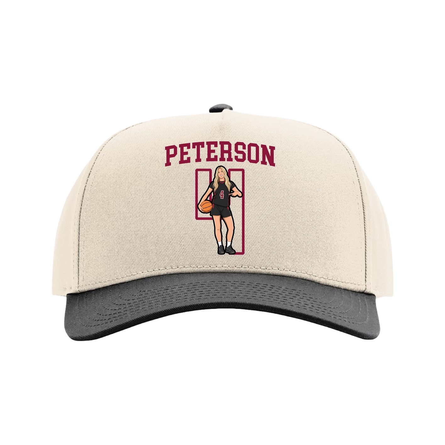 Full Fabric Five-Panel Champ Cap