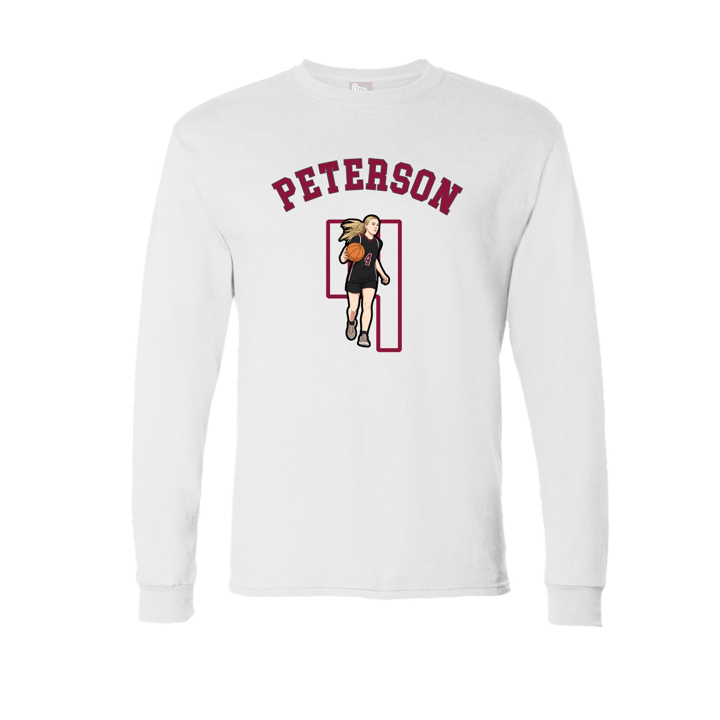 Long Sleeve Tee — Shirsey Arch in White