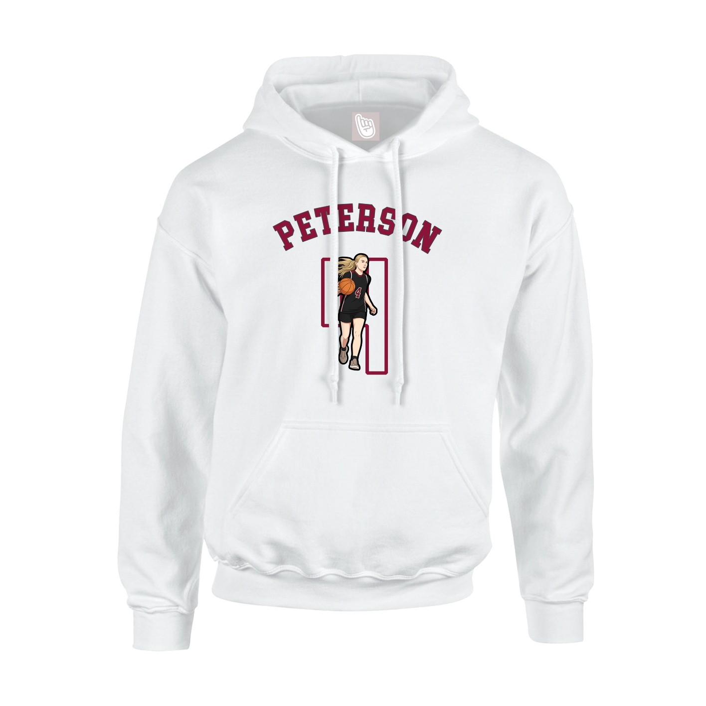 Hoodie — Shirsey Arch in White