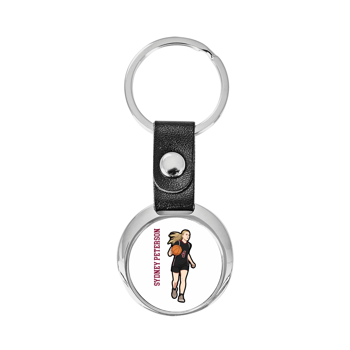 Key Chain — Name Vertical in Classic