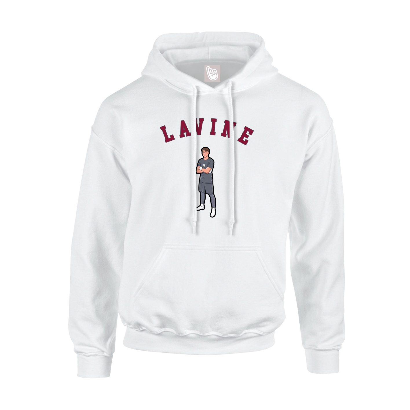 Hoodie — Shirsey Arch in White