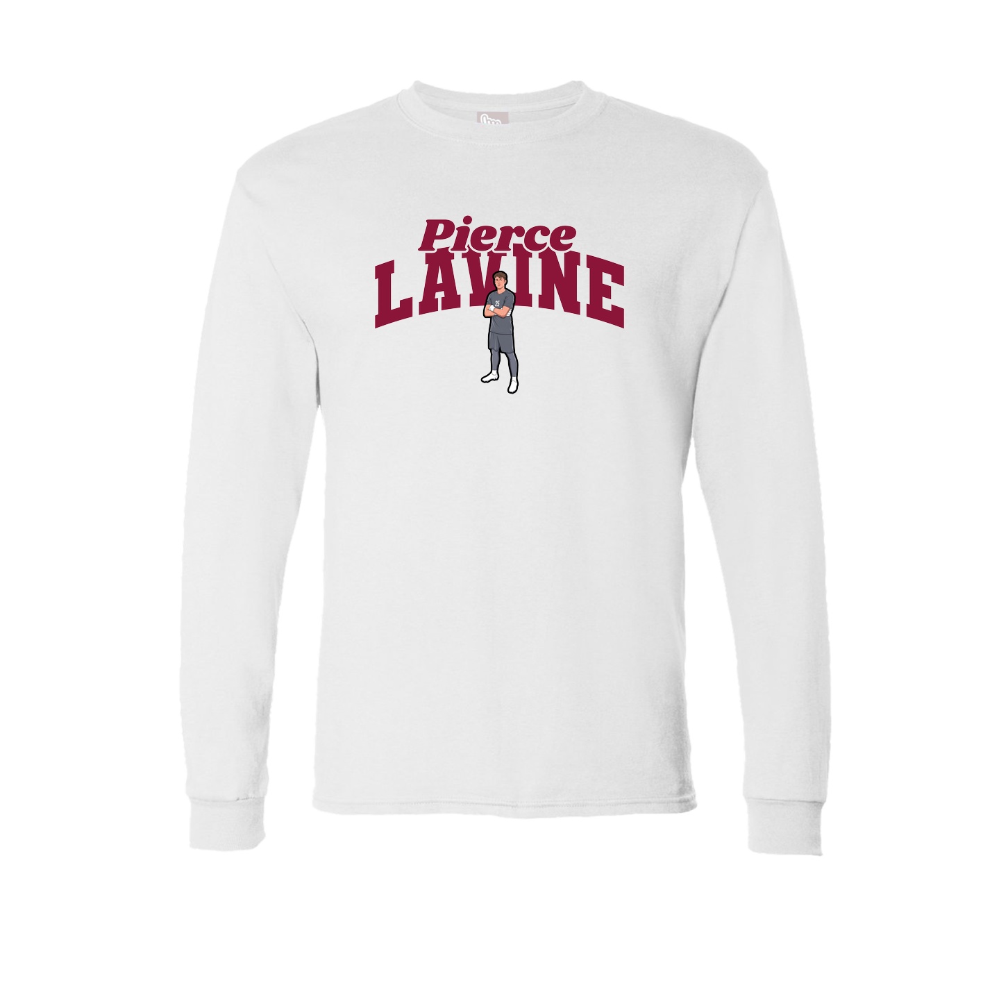 Long Sleeve Tee — Signature Arch in White
