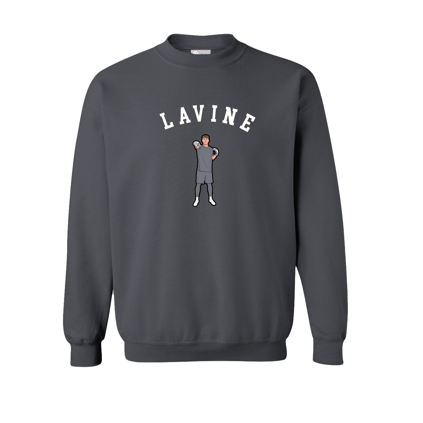 Fleece Crew — Shirsey Arch in Grey