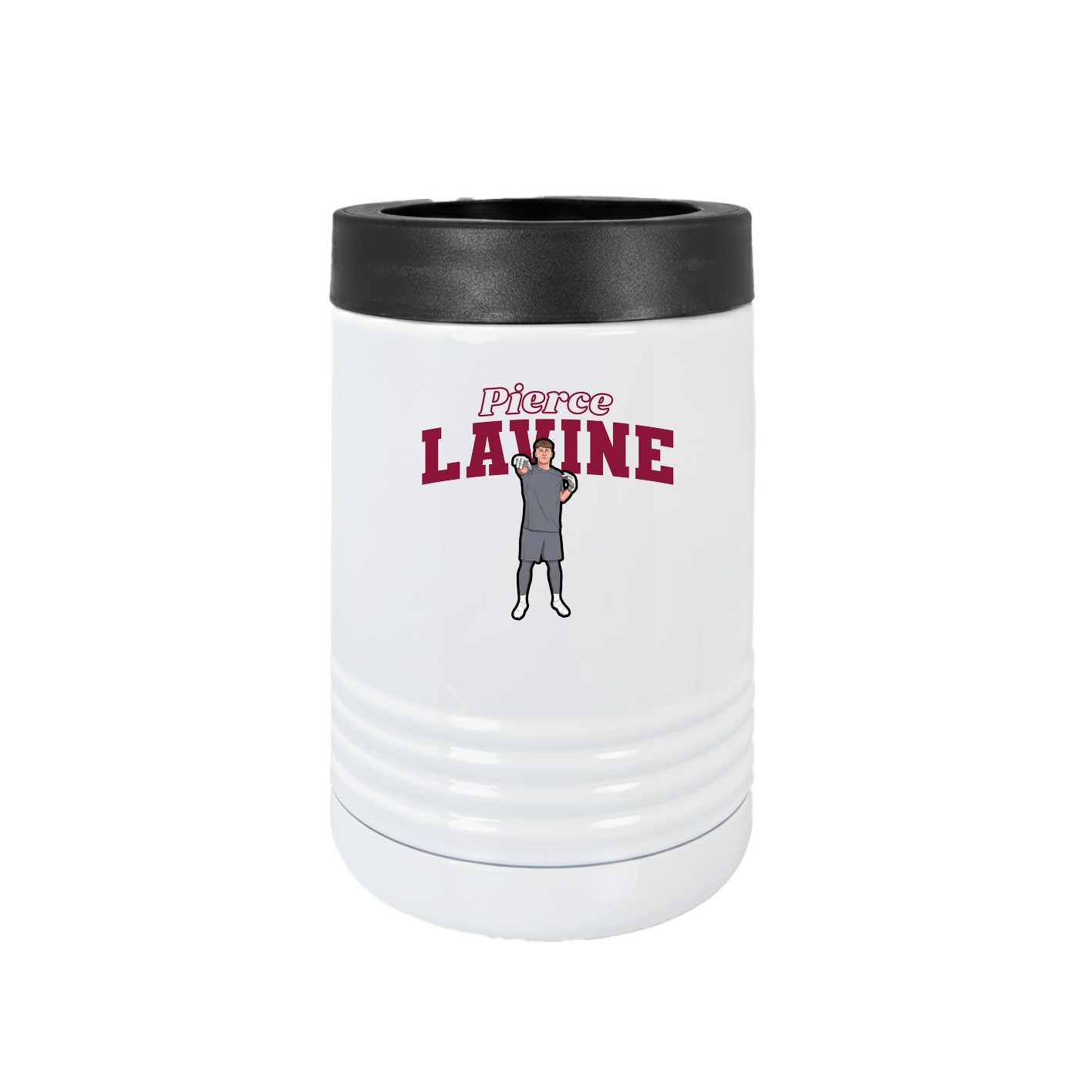 Beverage Holder — Name Arch in White