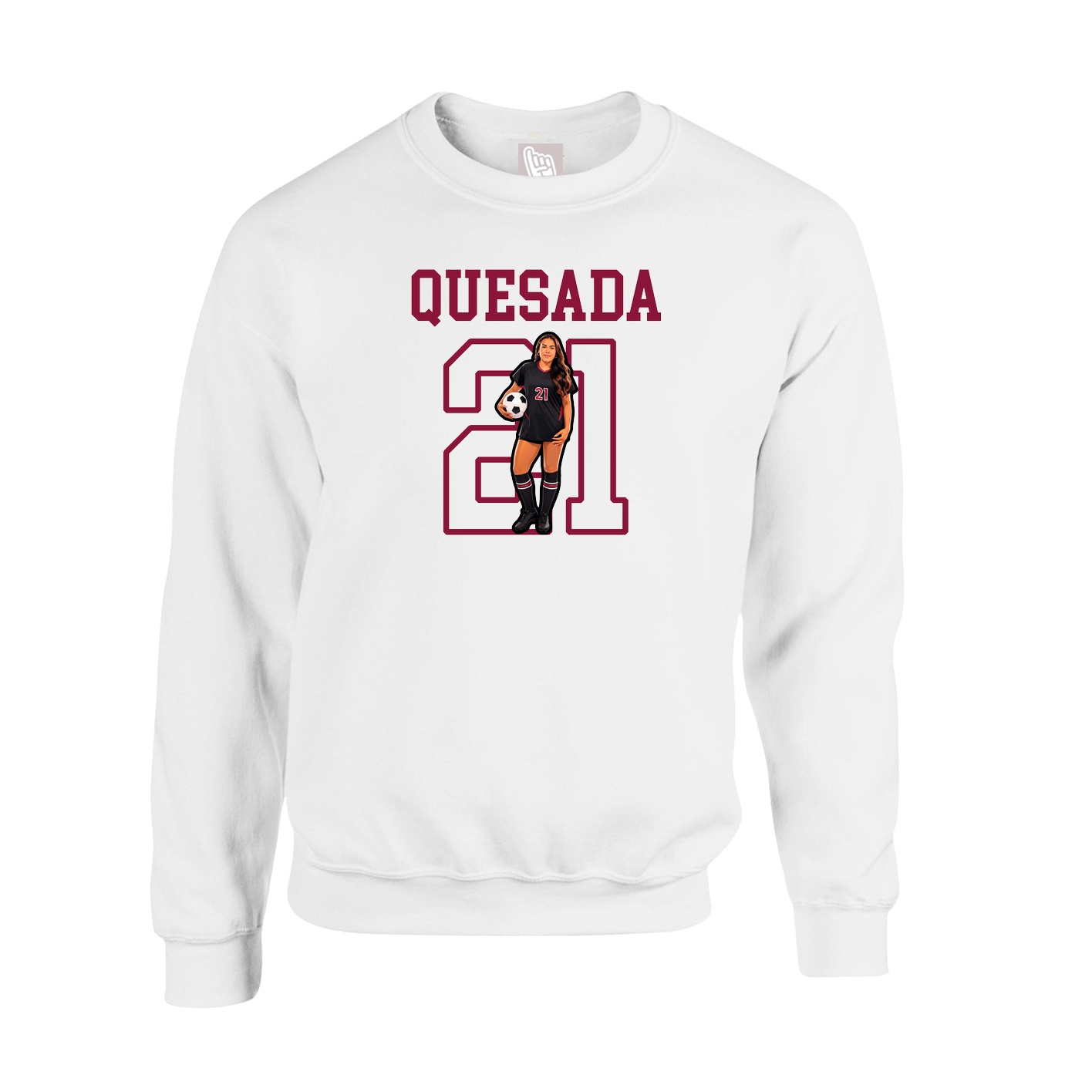 Fleece Crew — Shirsey in White
