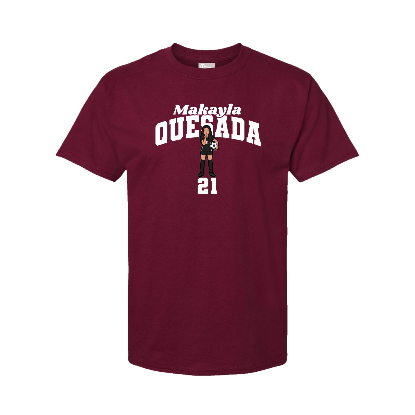 Tee — Signature Arch in Cardinal