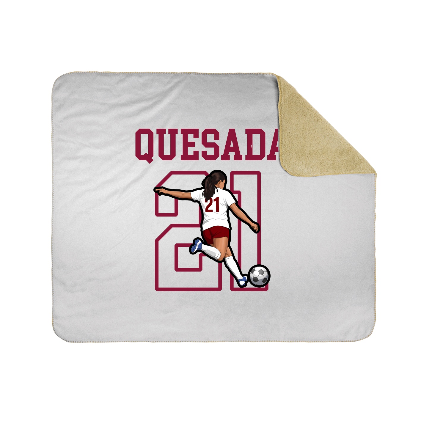 Throw Blanket — Shirsey in White