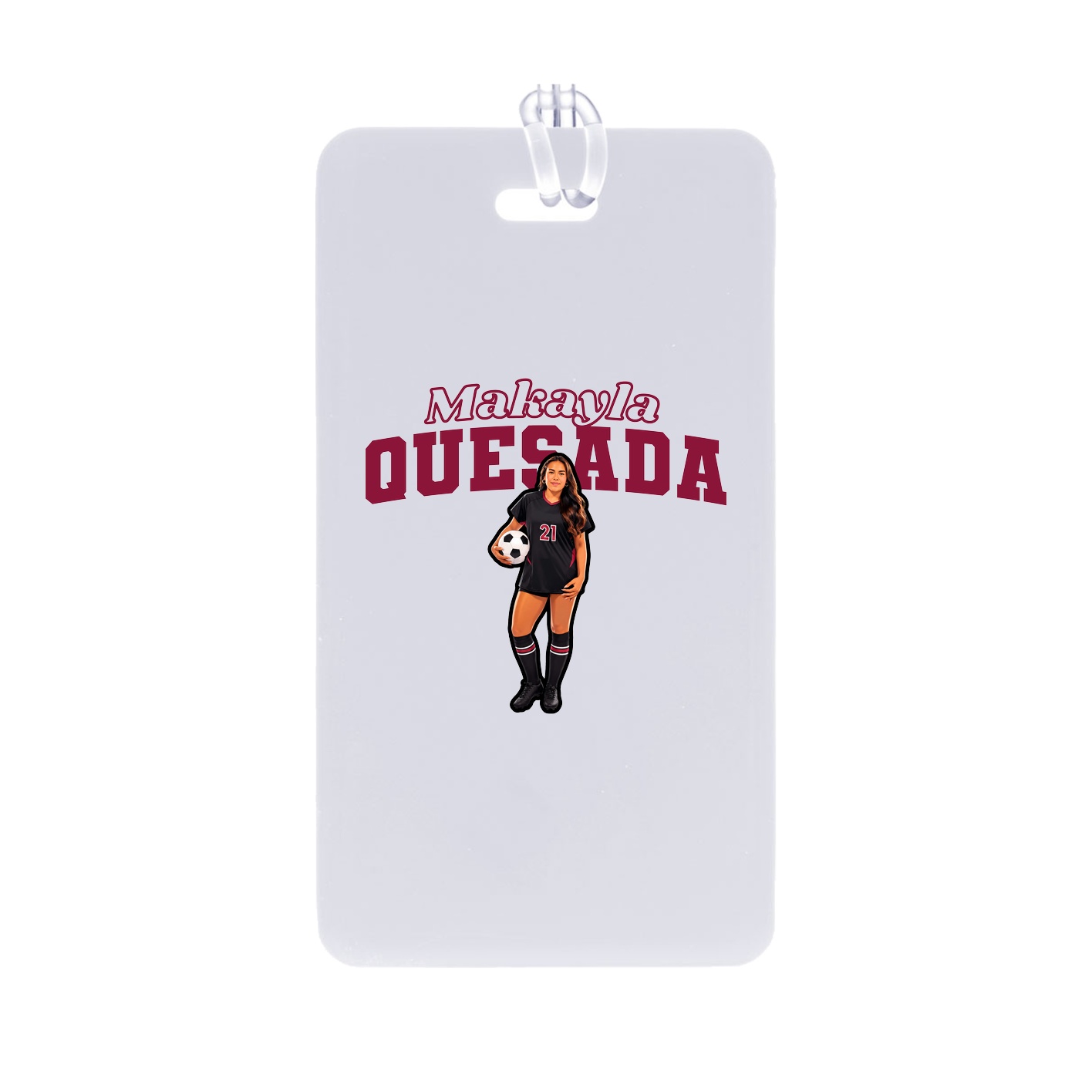 Bag Tag — Name Arch in Classic