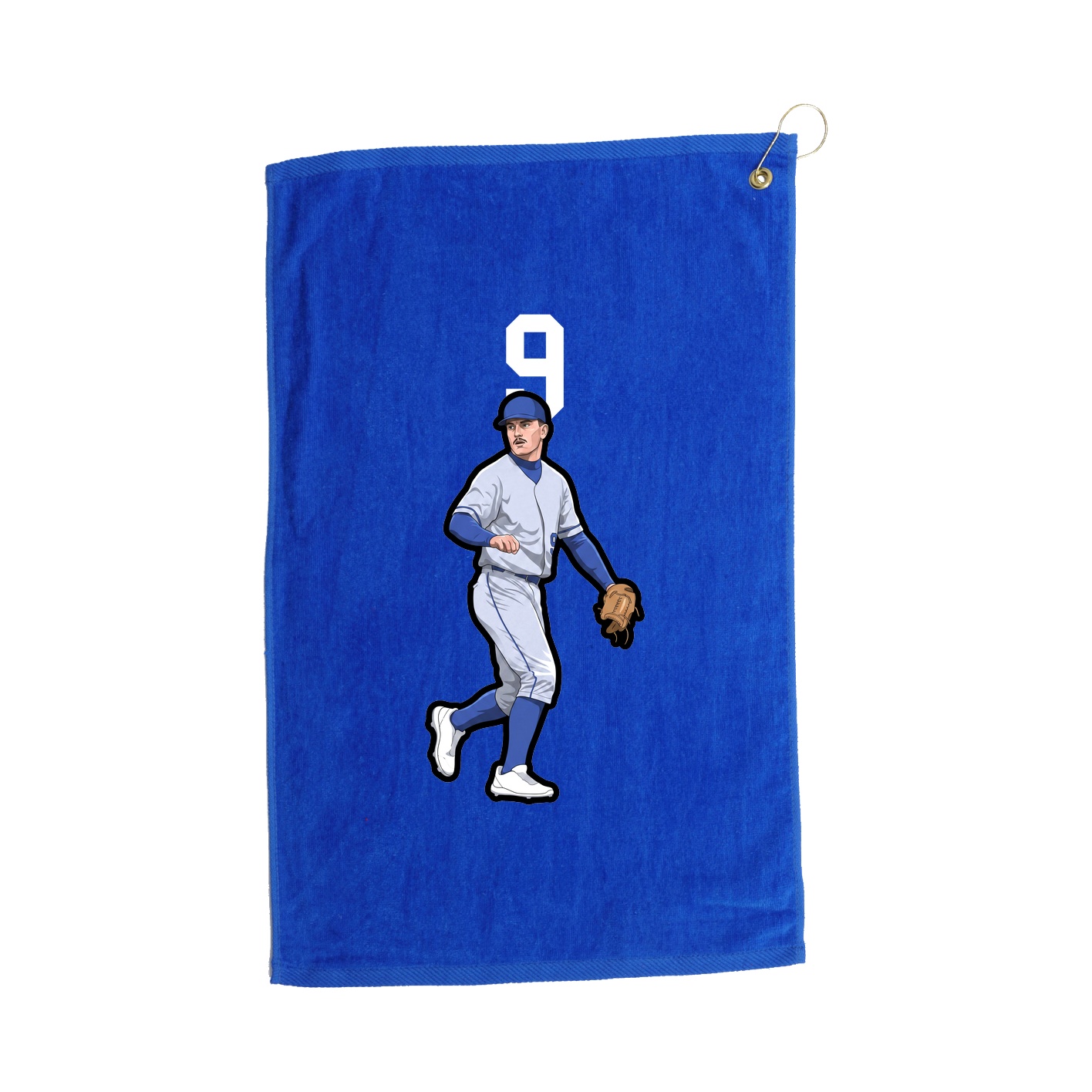 Golf Towel — Number Top in Royal