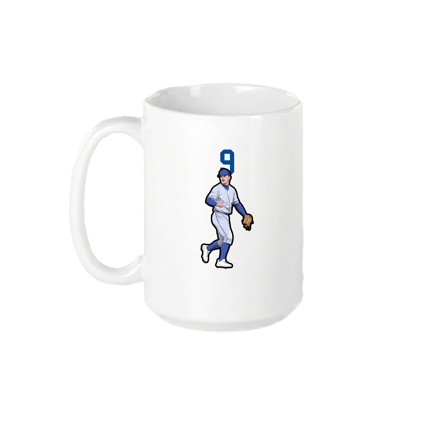 15oz Coffee Mug — Number Top in White