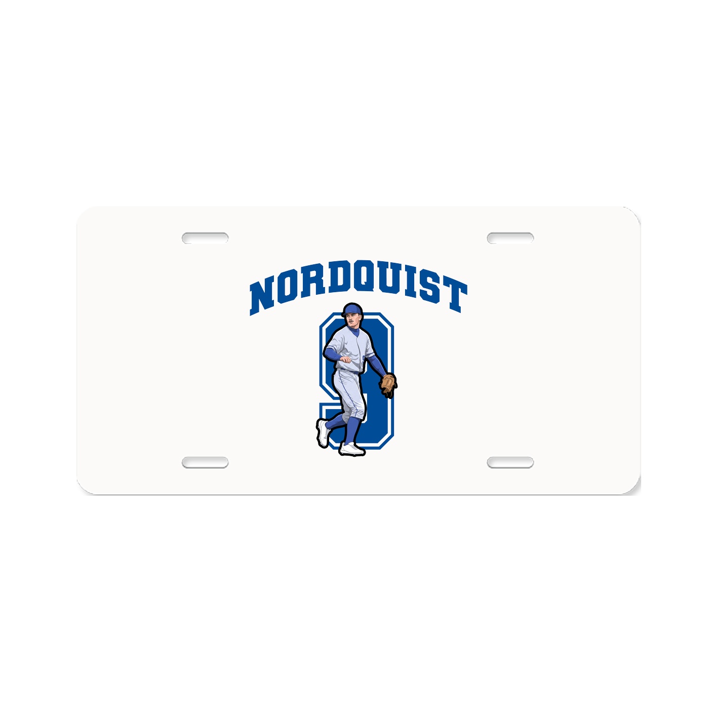 License Plate — Number in Classic