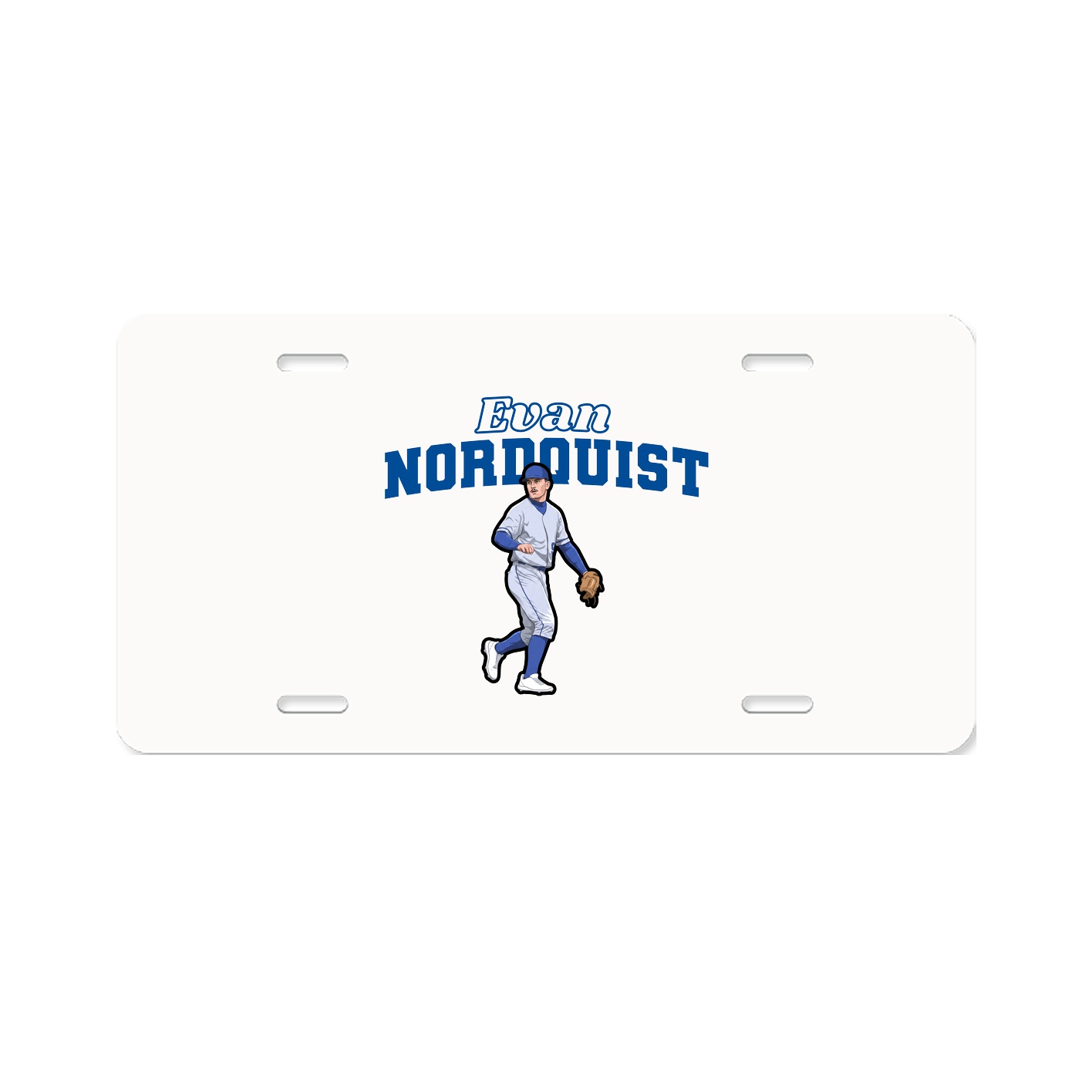 License Plate — Name Arch in Classic