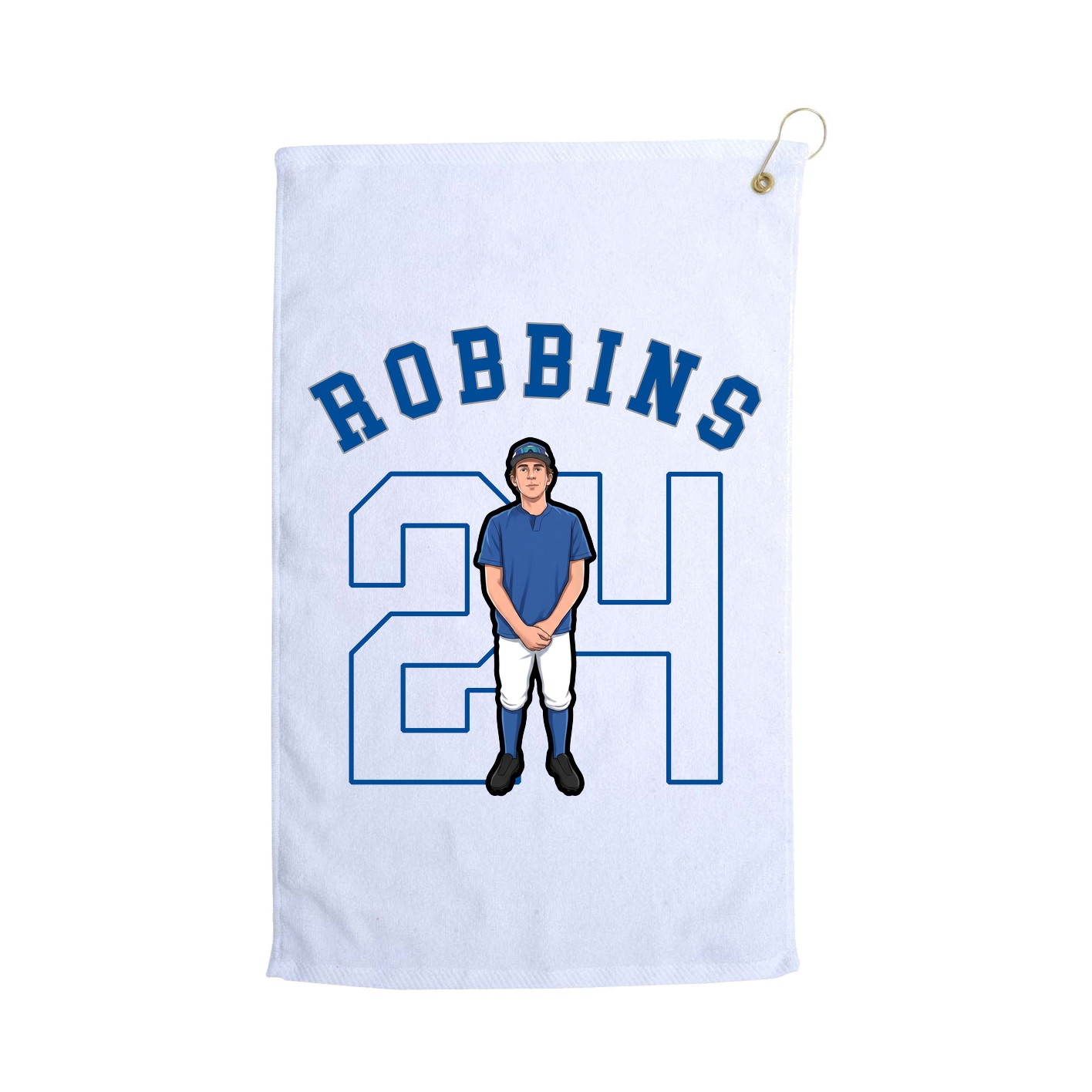 Golf Towel — Shirsey Arch in White