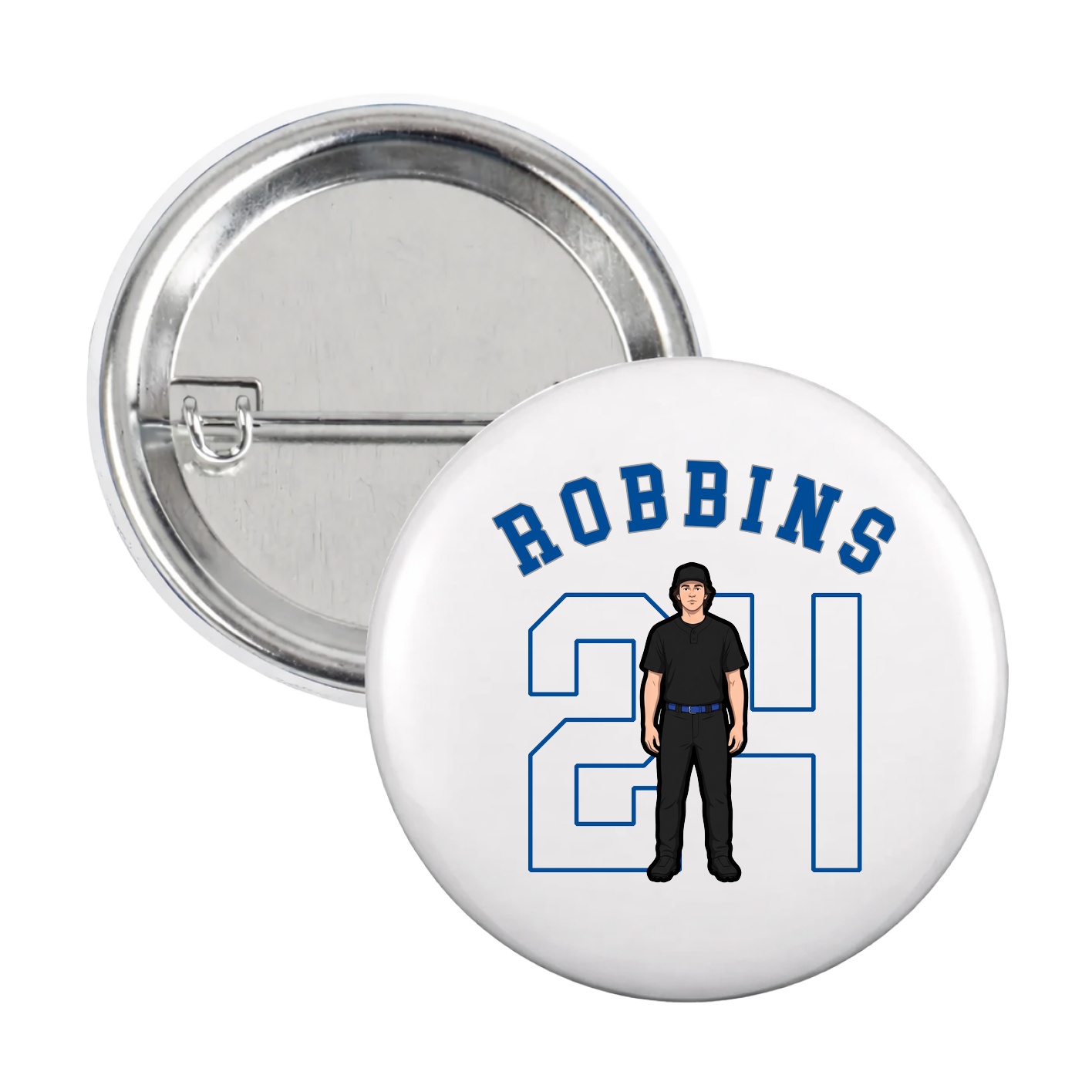 Game Day Button — Shirsey Arch in White