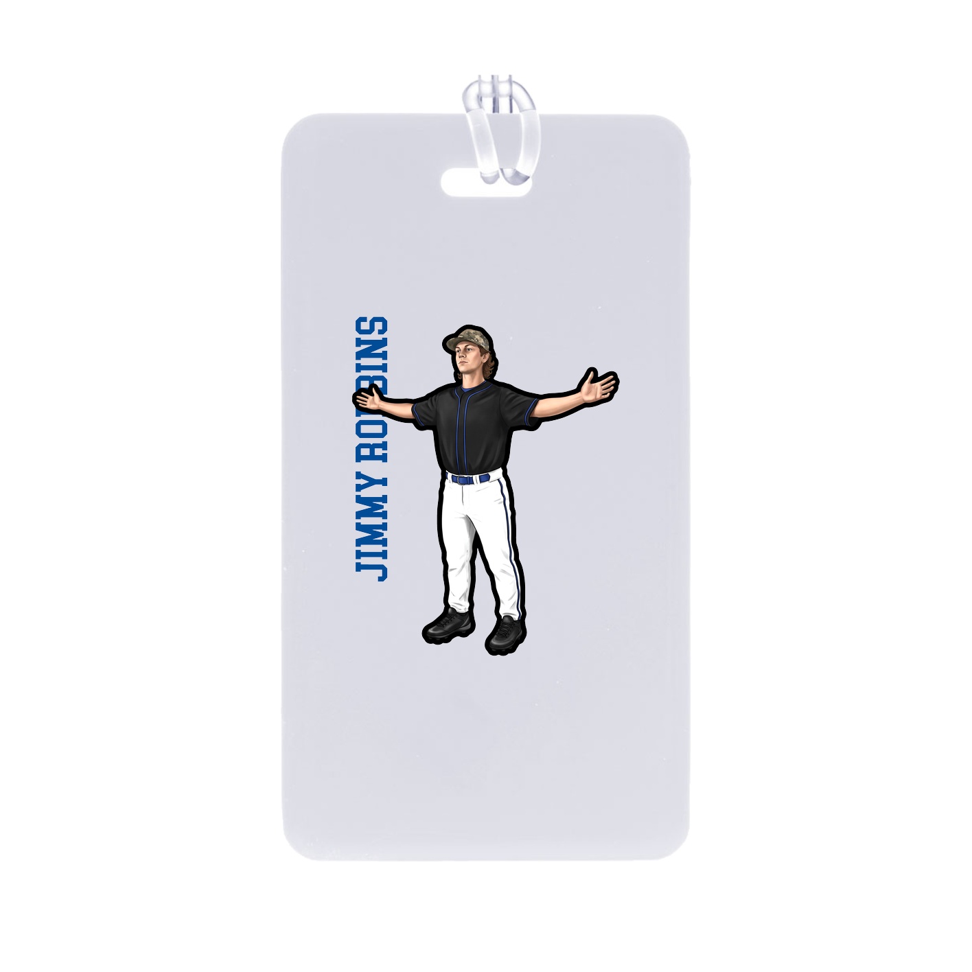 Bag Tag — Name Vertical in Classic