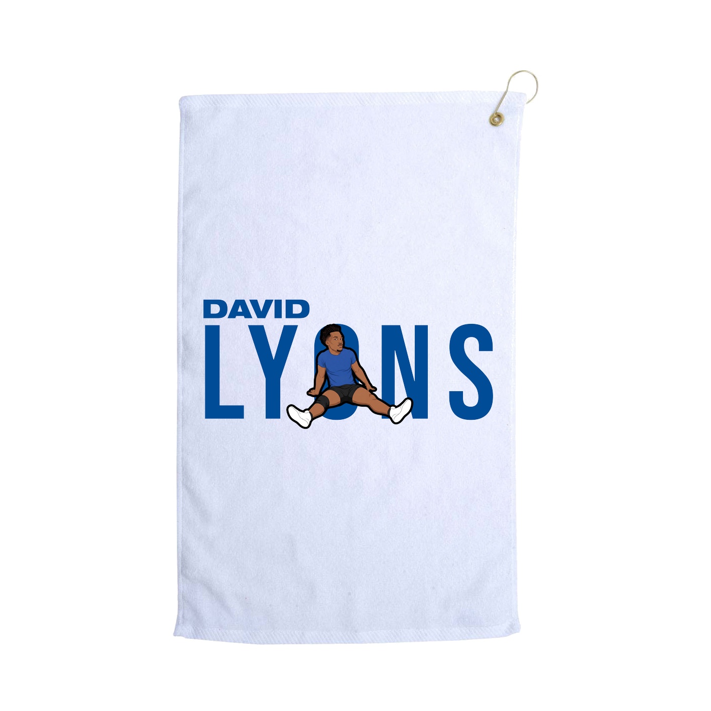 Golf Towel — Player Name in White