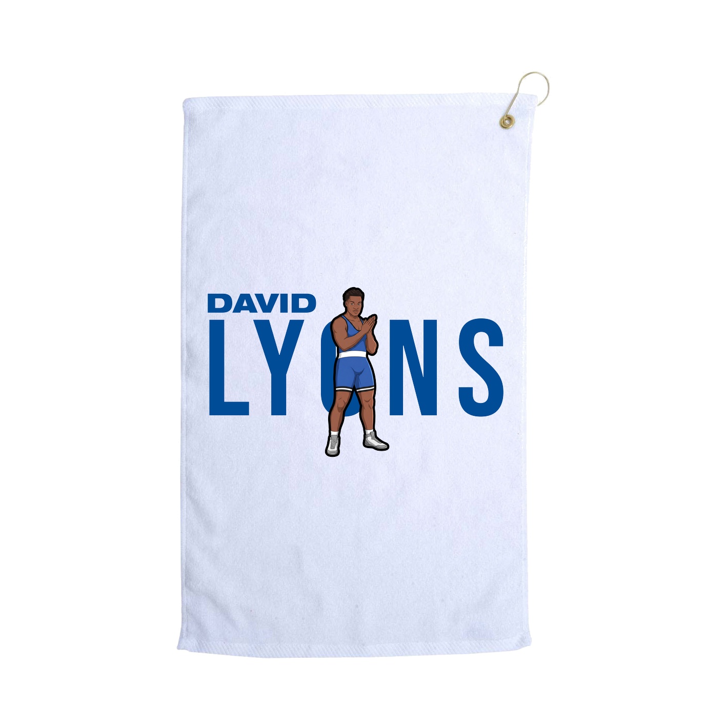Golf Towel — Player Name in White
