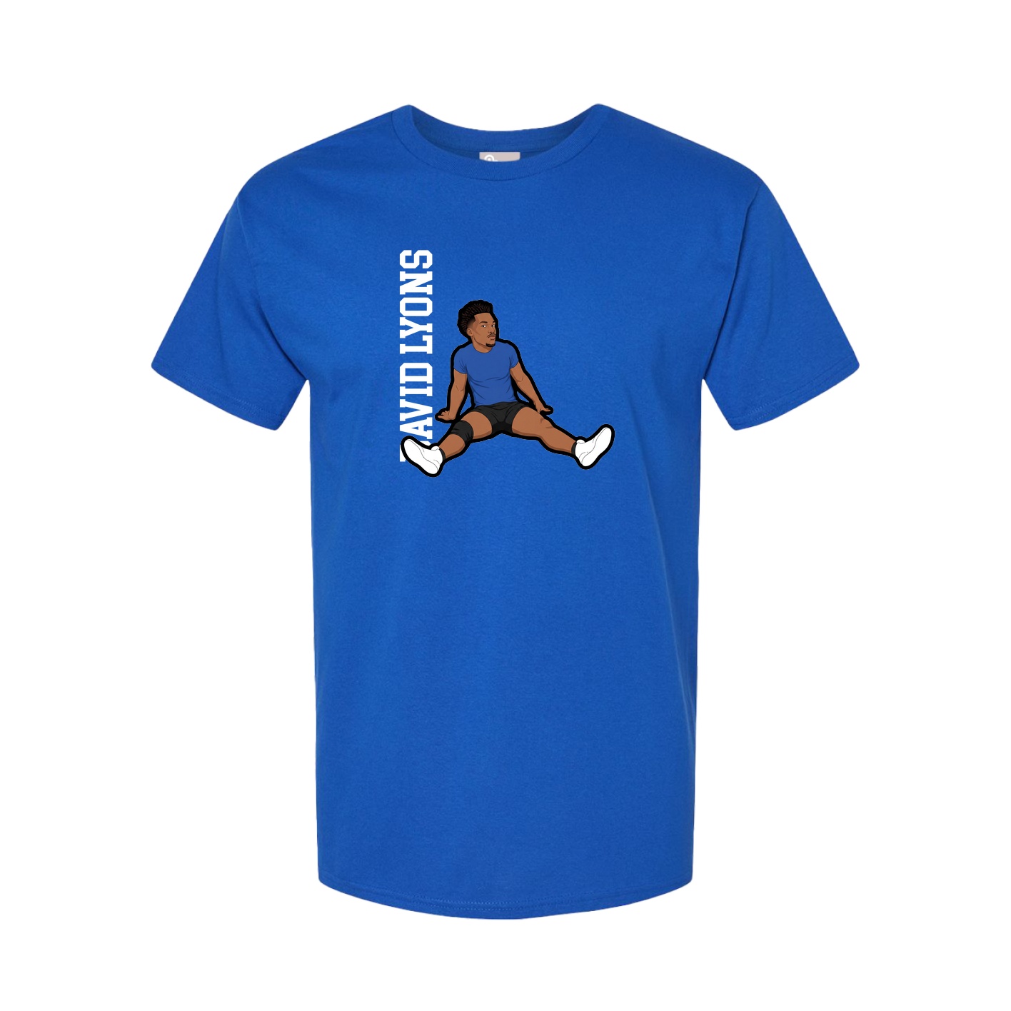 Tee — Name Vertical in Royal