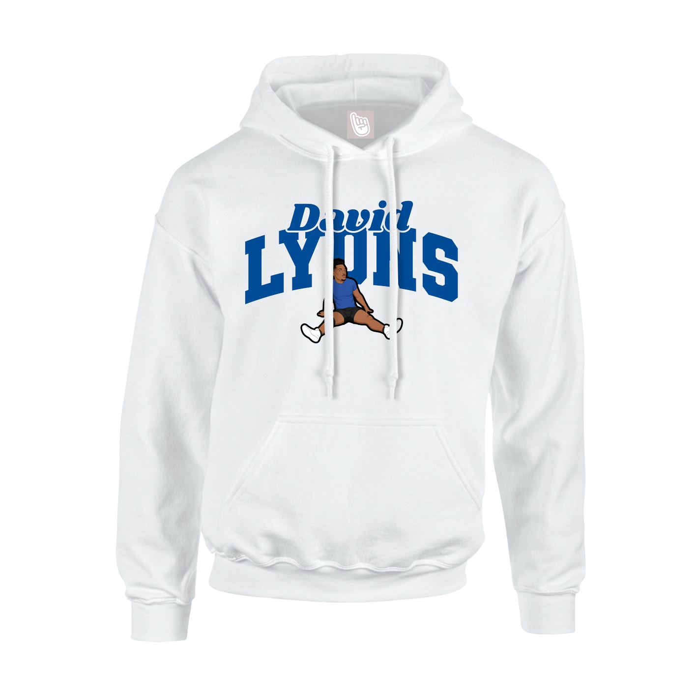Hoodie — Signature Arch in White