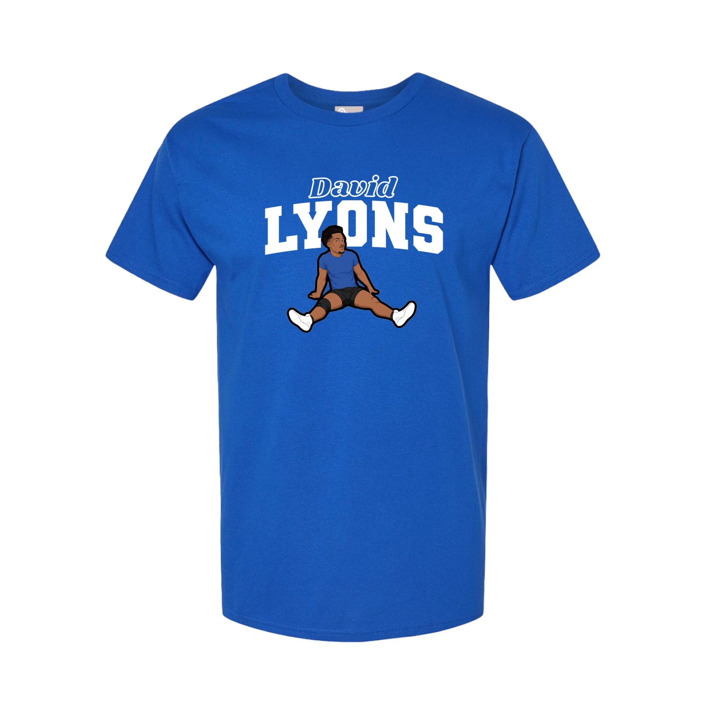 Youth Tee — Name Arch in Royal