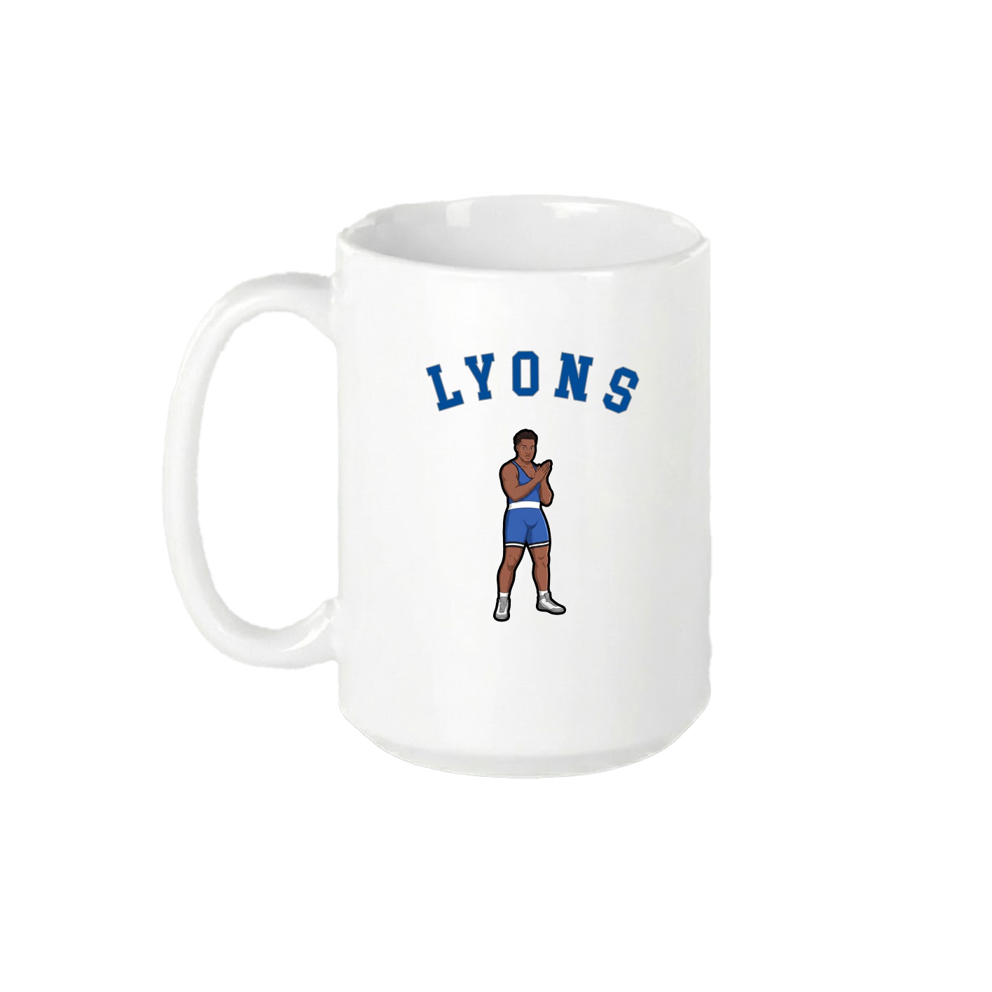 15oz Coffee Mug — Shirsey Arch in White