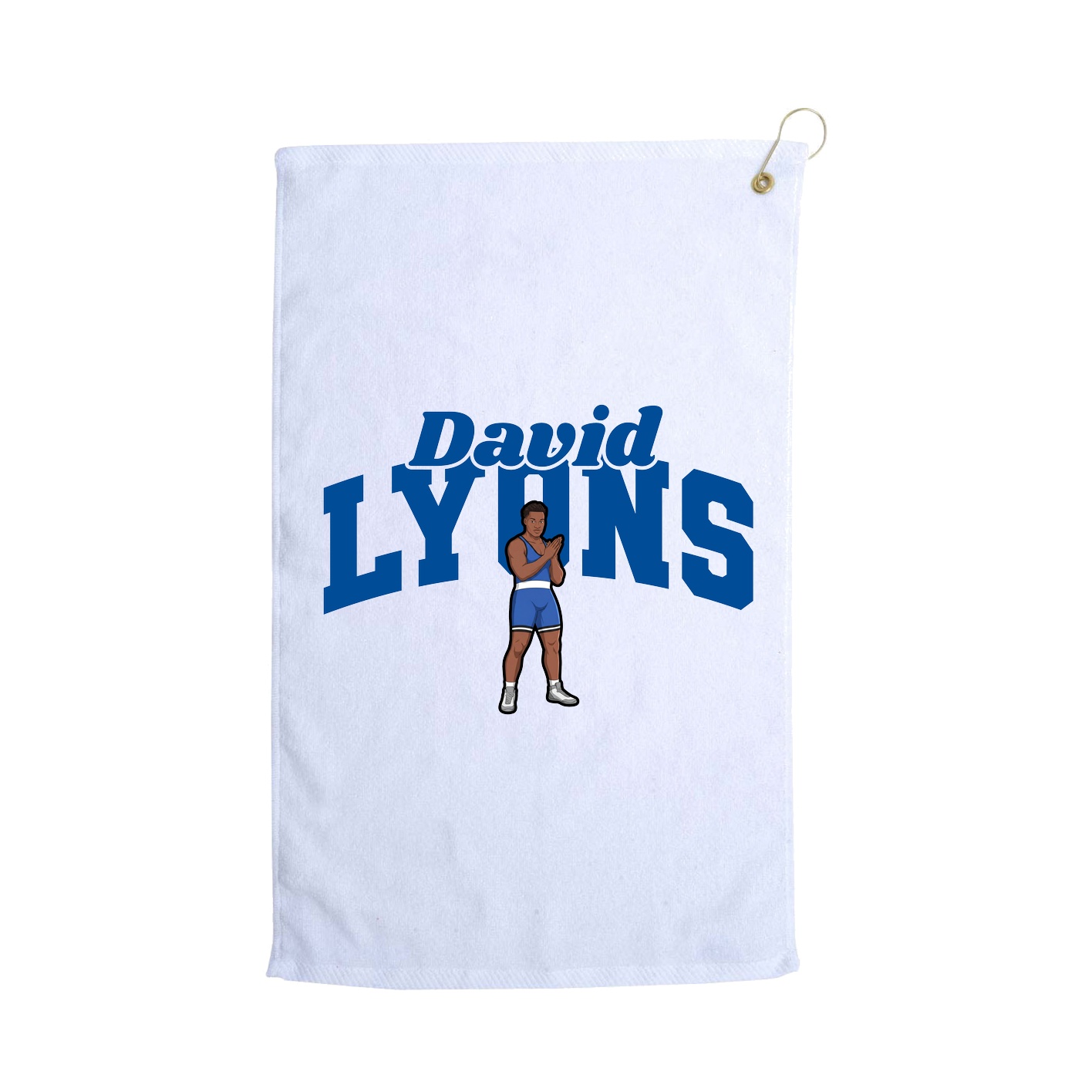 Golf Towel — Signature Arch in White