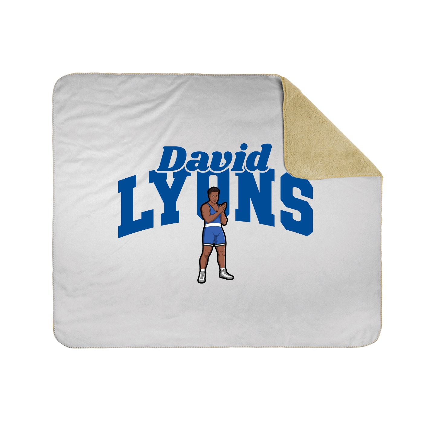 Throw Blanket — Signature Arch in White