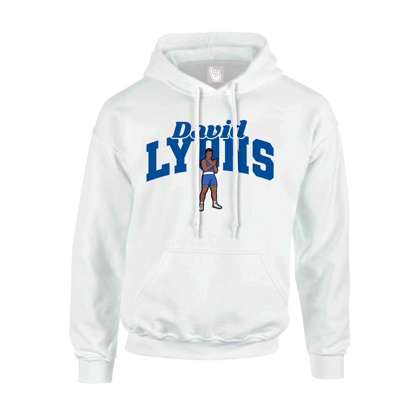 Hoodie — Signature Arch in White