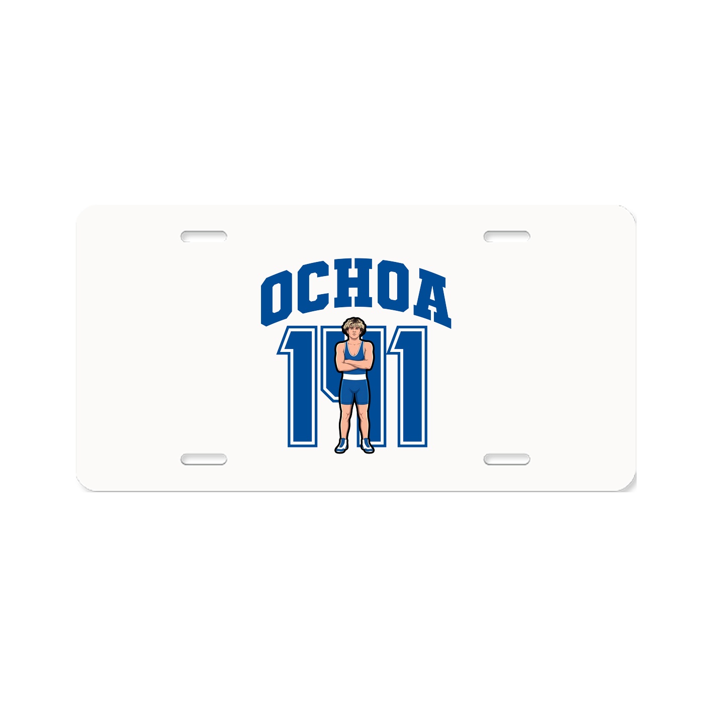 License Plate — Number in Classic