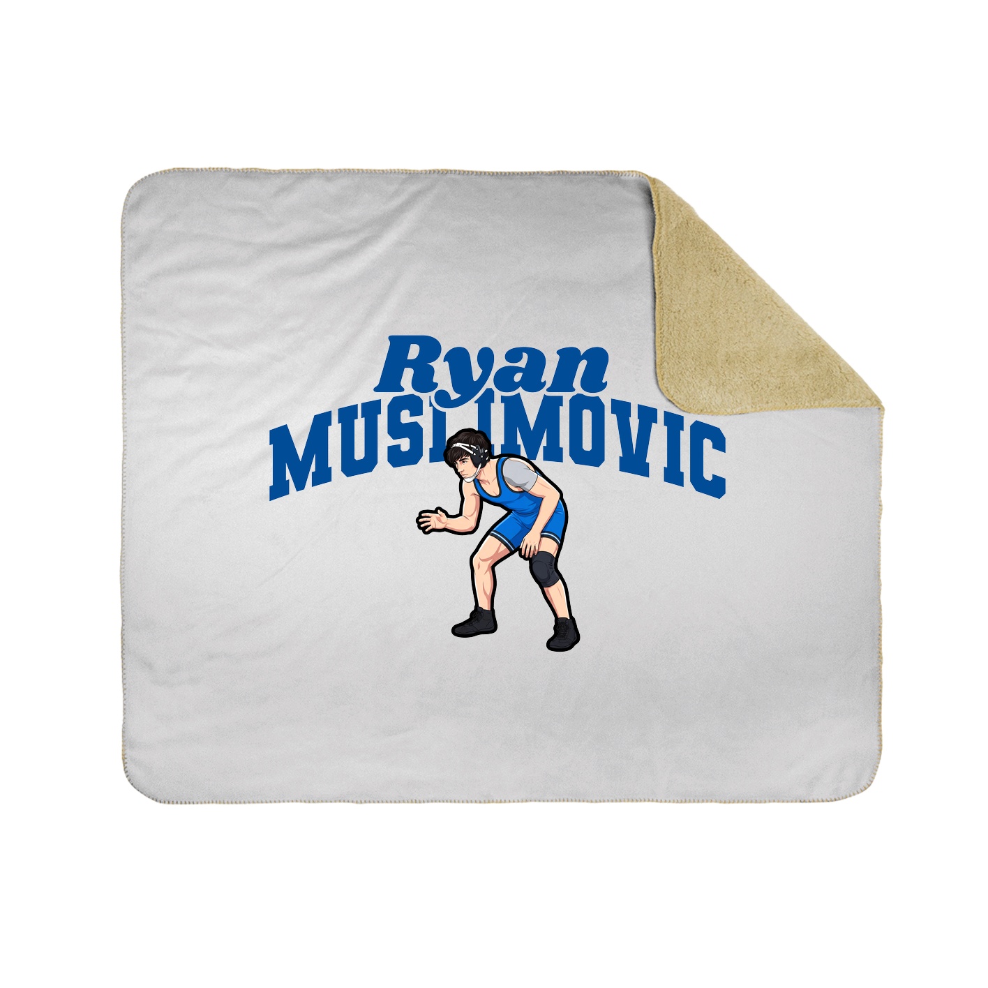 Throw Blanket — Signature Arch in White