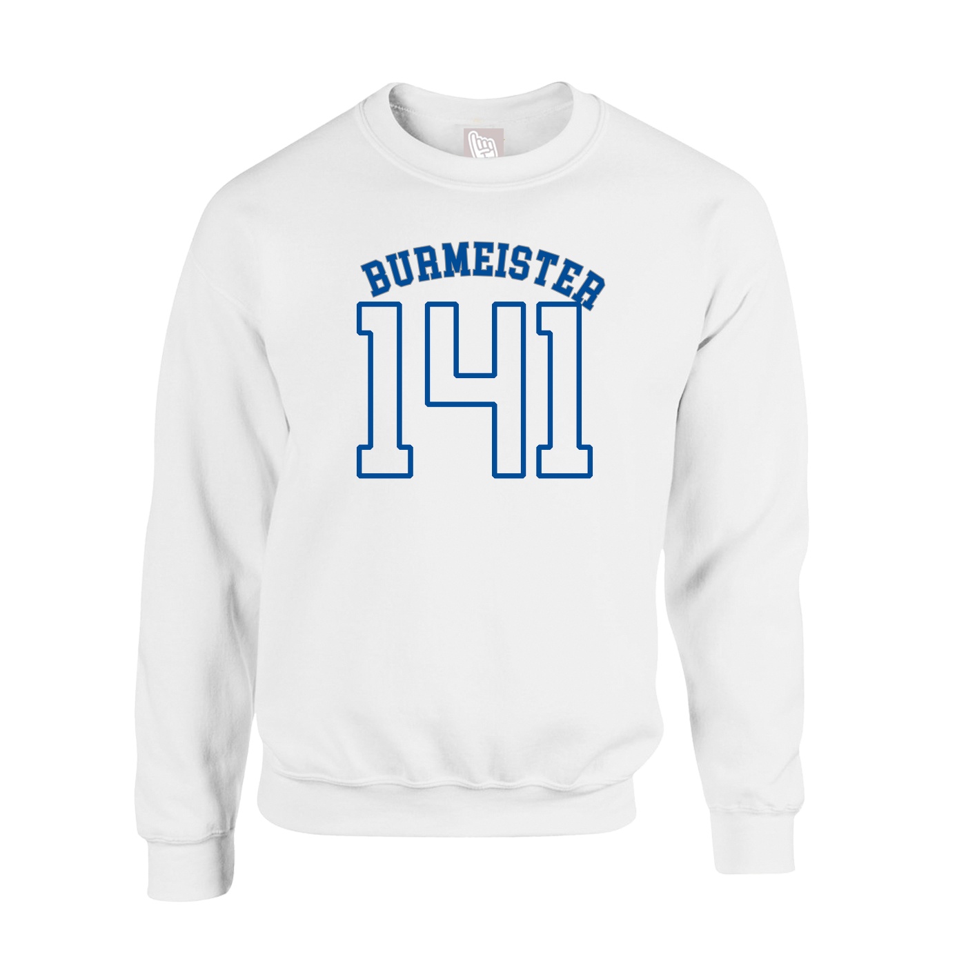 Fleece Crew — Shirsey Arch in White