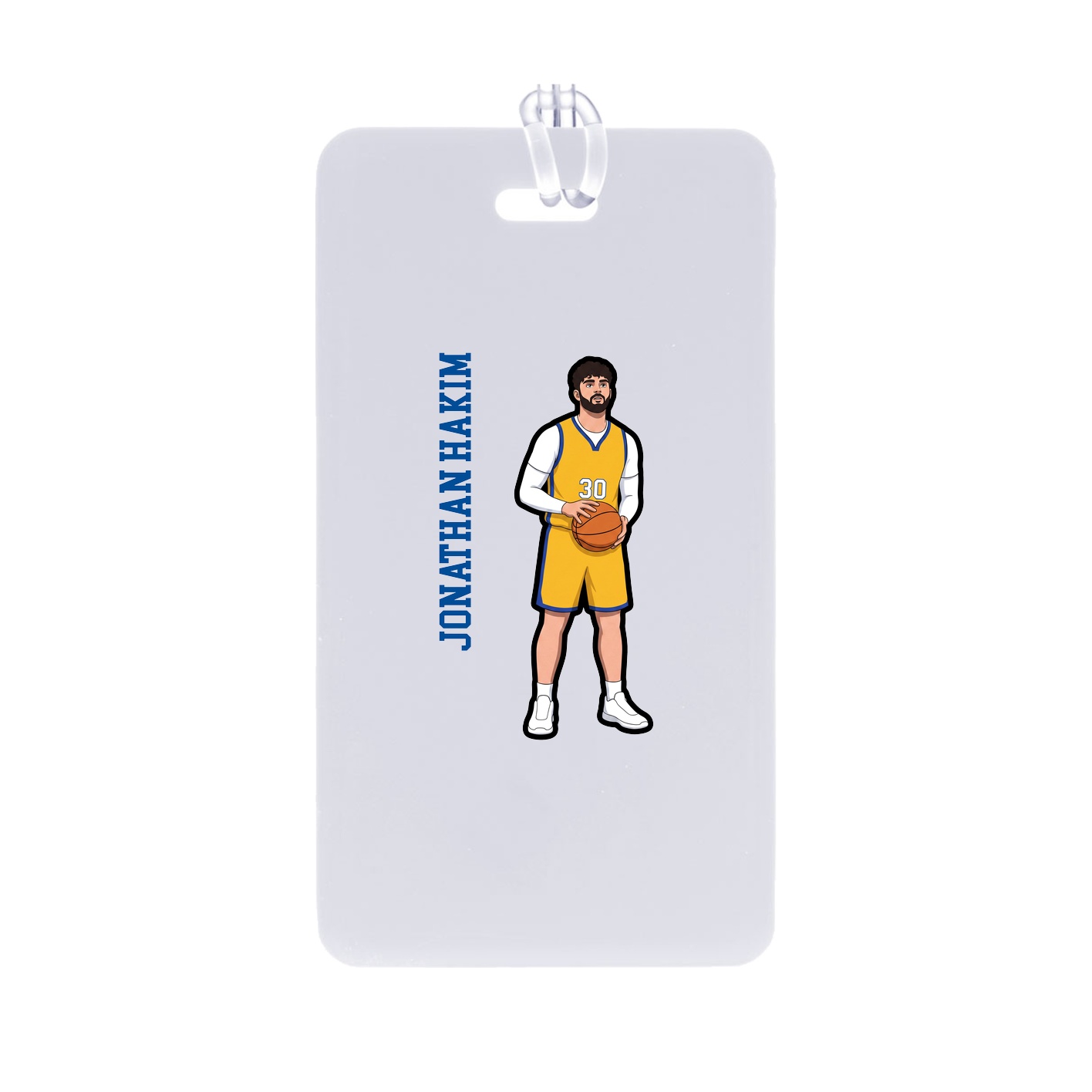 Bag Tag — Name Vertical in Classic