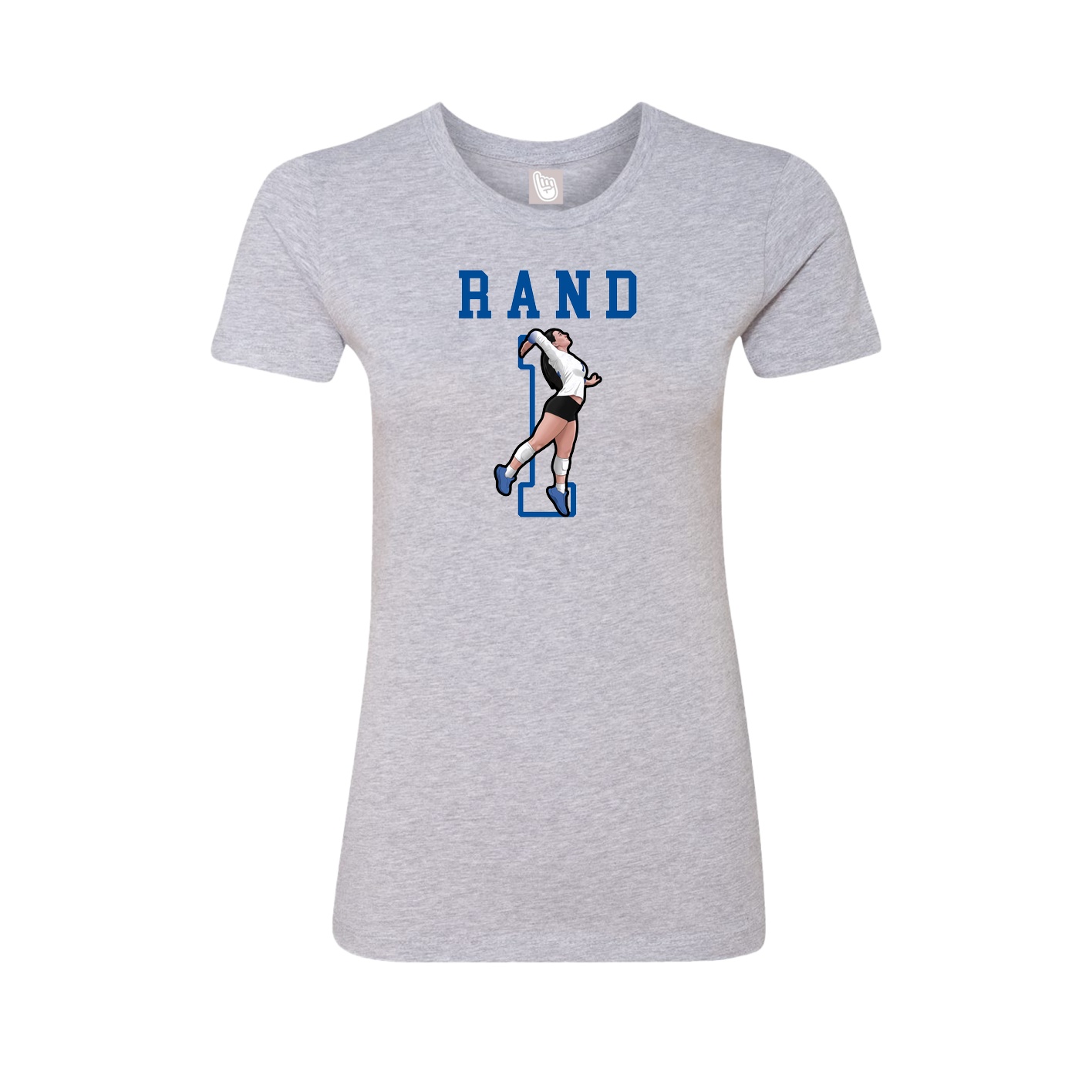 Fitted Women's Tee — Shirsey in Grey