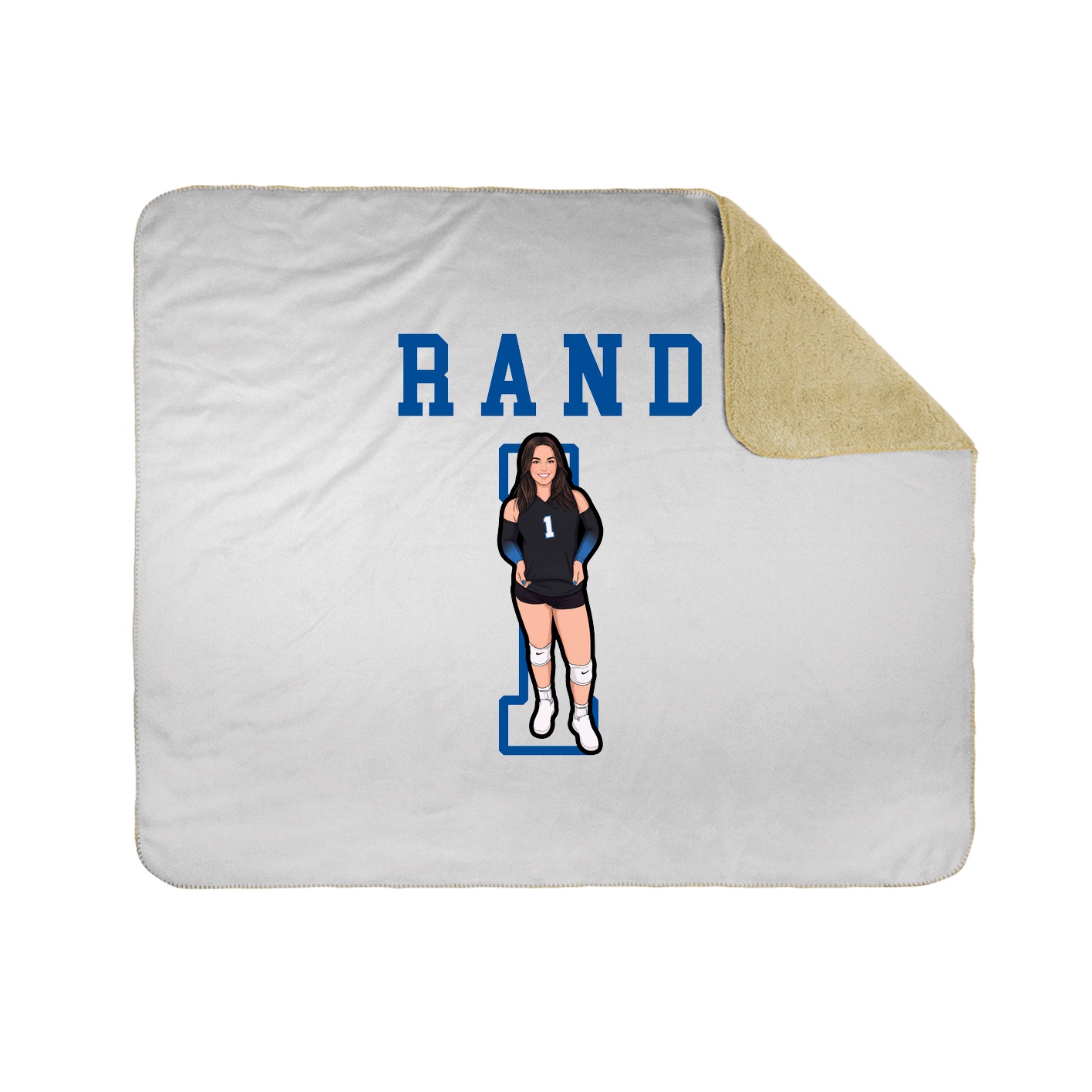 Throw Blanket — Shirsey in White