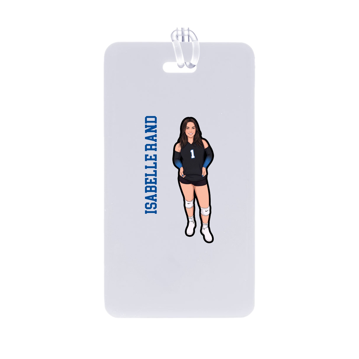 Bag Tag — Name Vertical in Classic