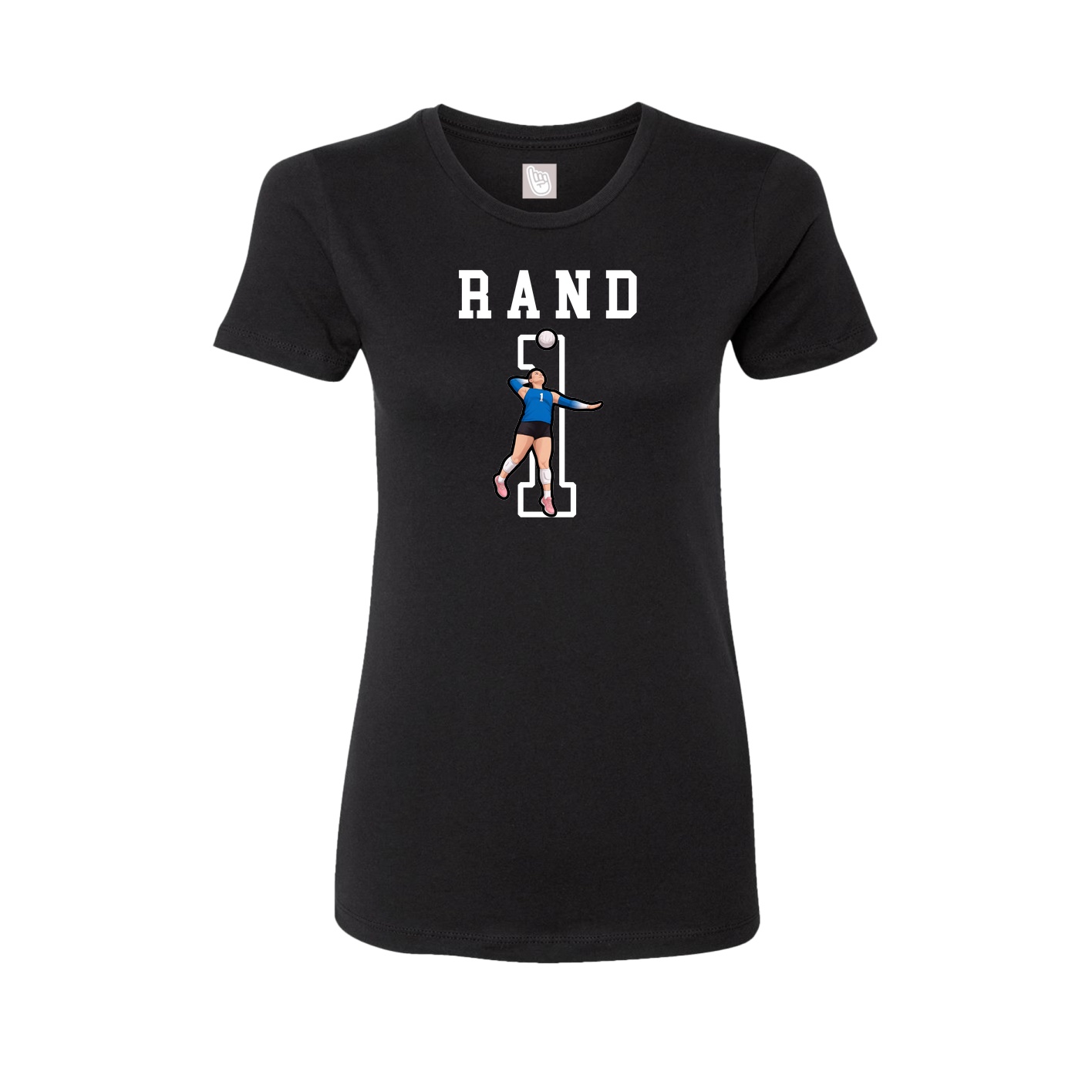 Fitted Women's Tee — Shirsey in Black