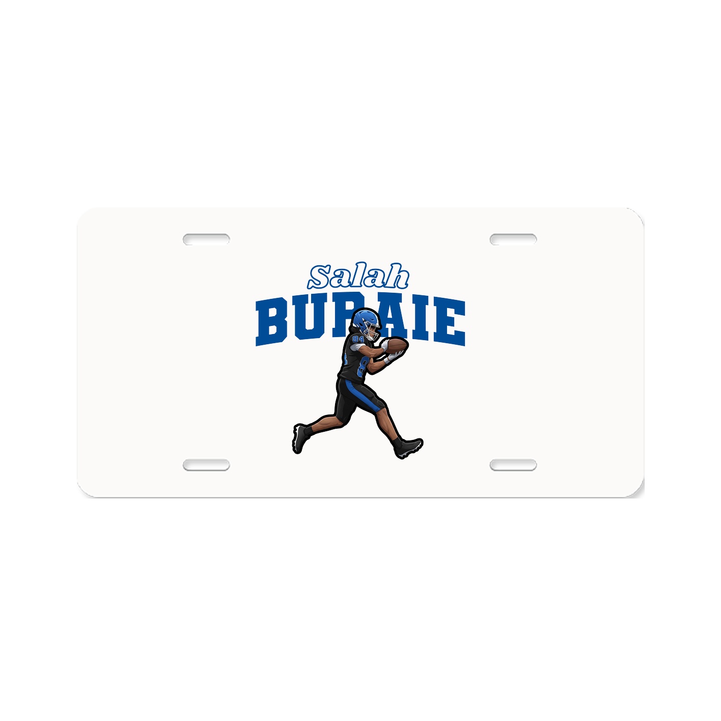 License Plate — Name Arch in Classic