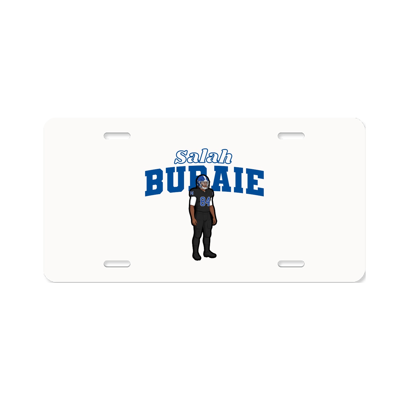 License Plate — Name Arch in Classic