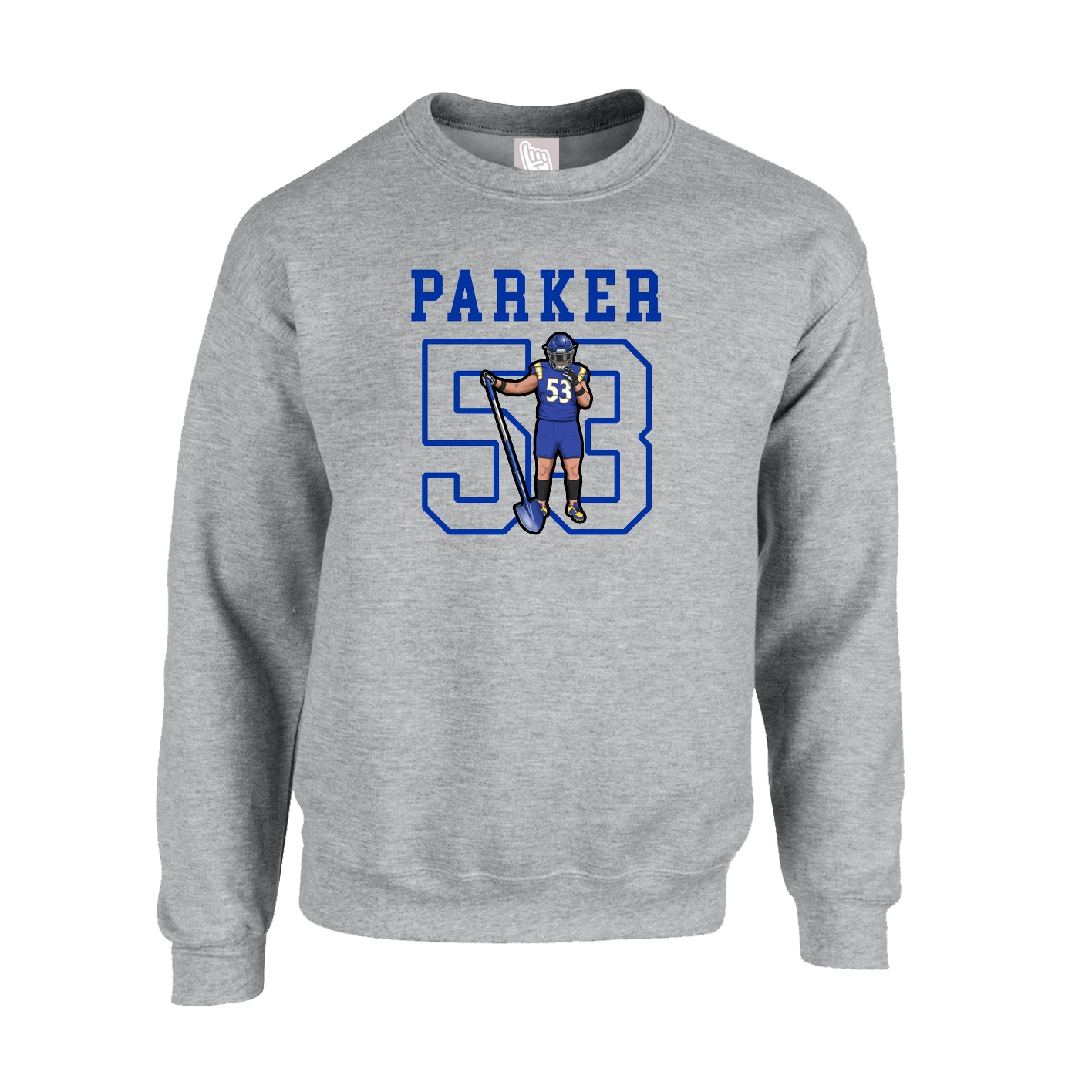 Fleece Crew — Shirsey in Grey