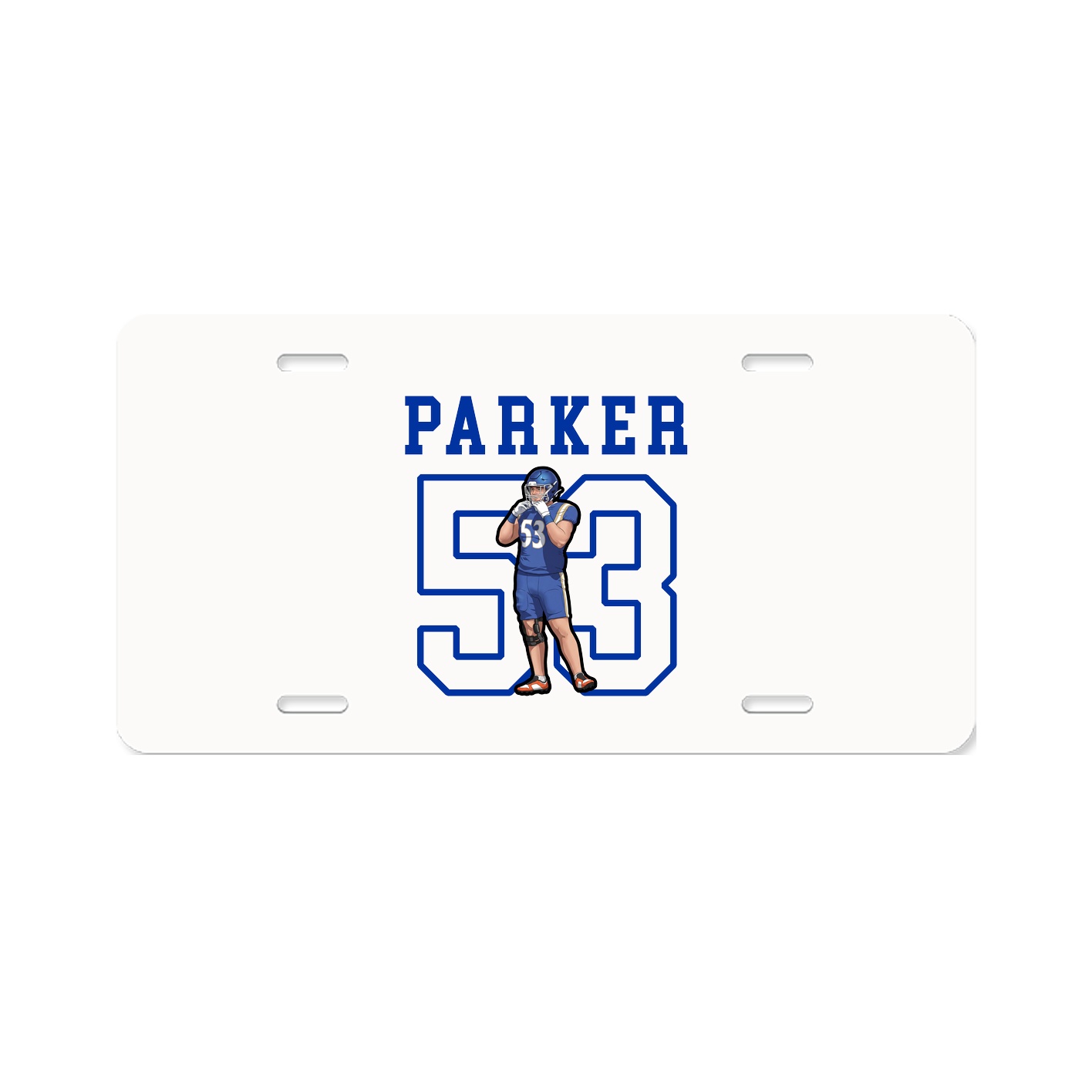 License Plate — Shirsey in Classic