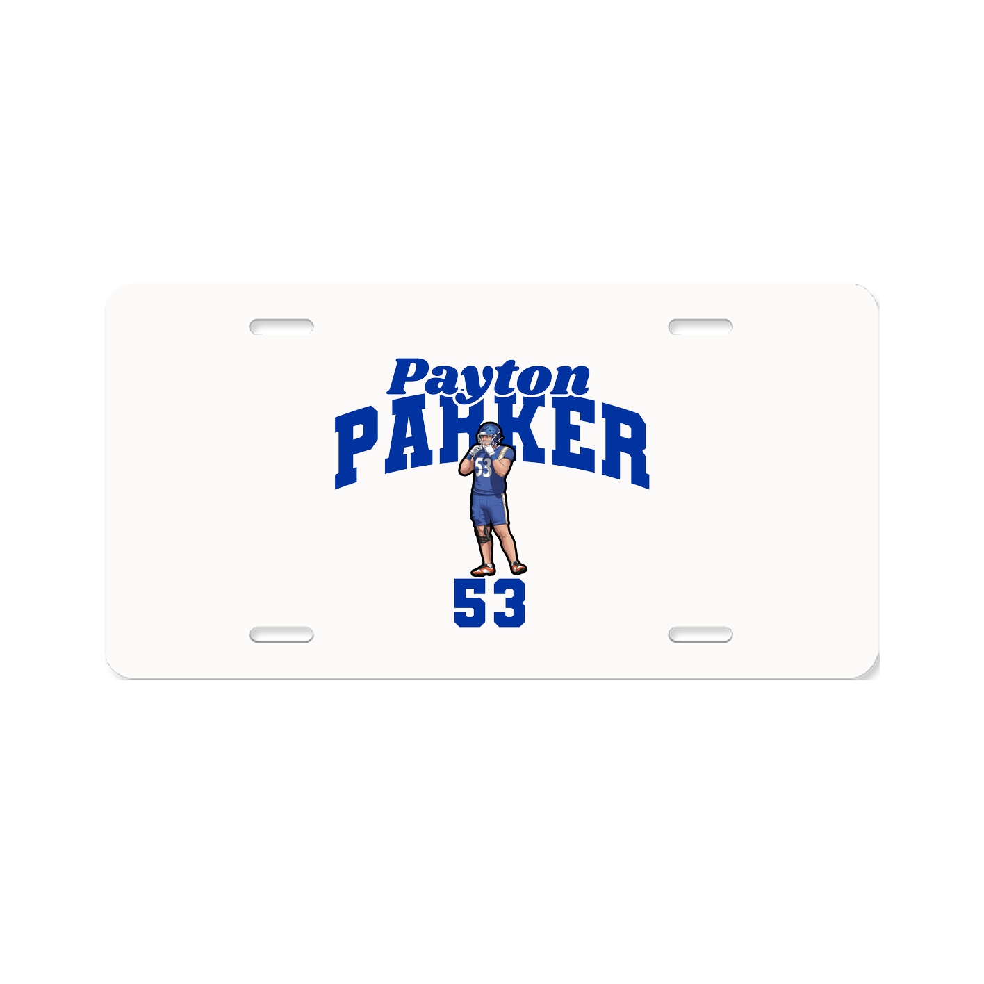 License Plate — Signature Arch in Classic
